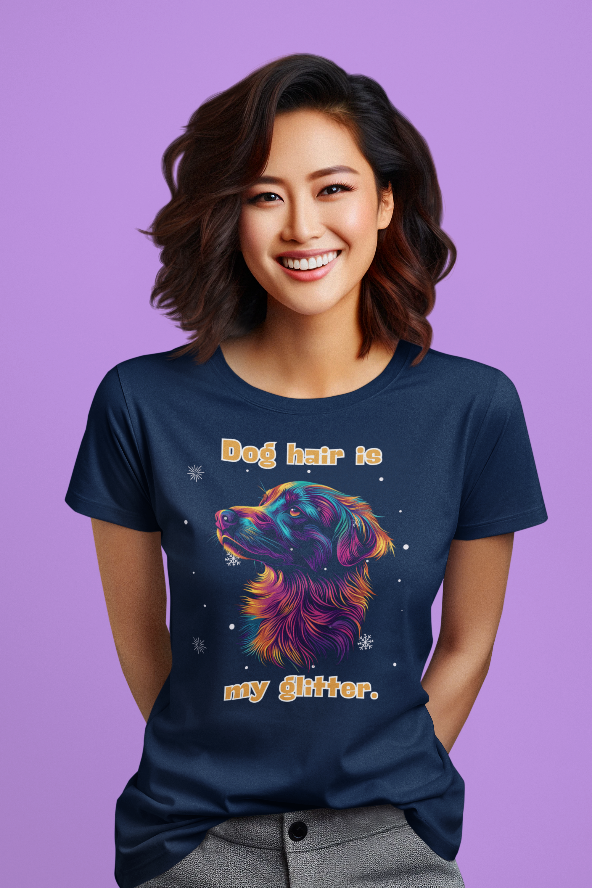 Dog Hair is My Glitter |  Women's Cotton Tee