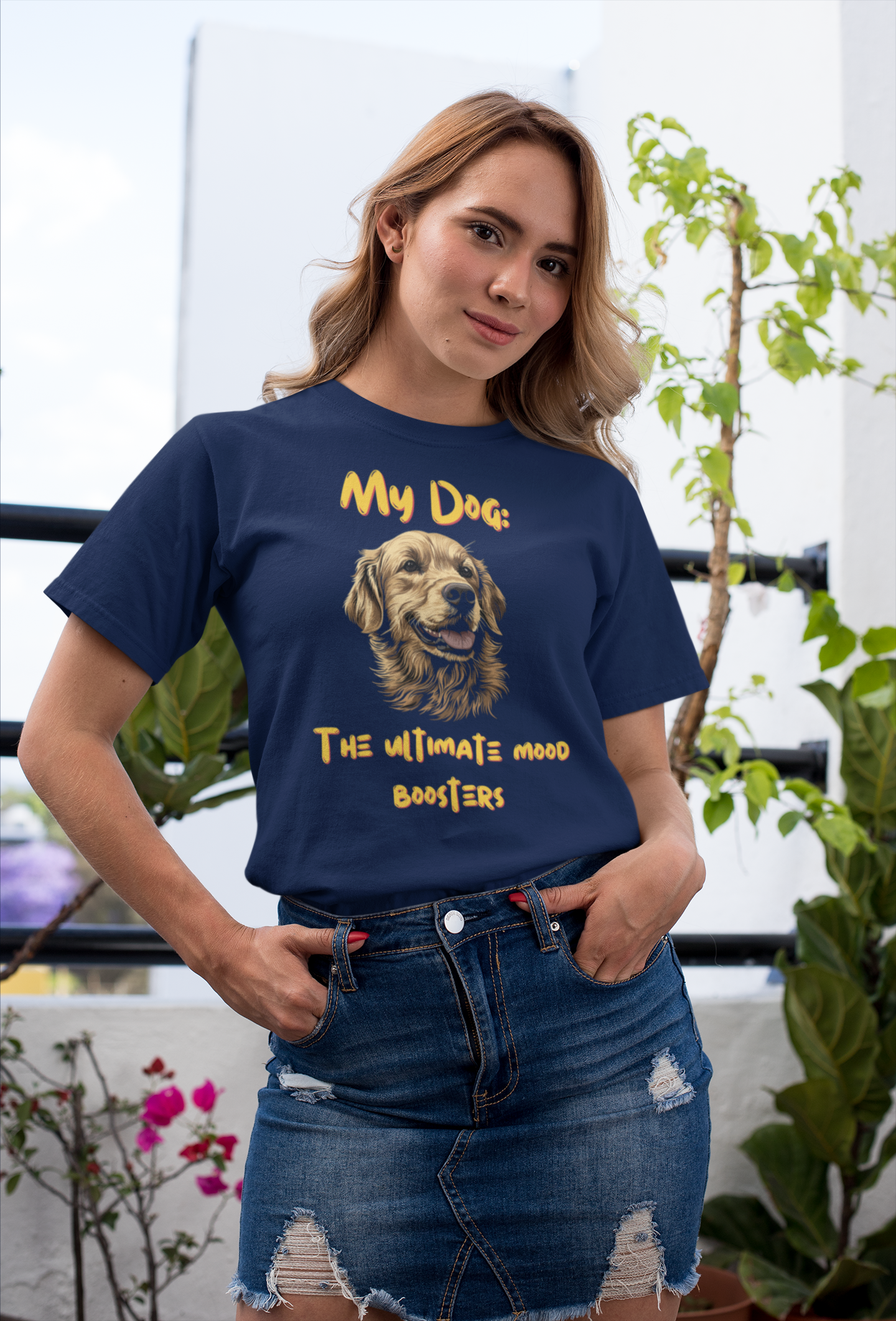 My Dog: The Ultimate Mood BoosterWomen's Cotton Tee