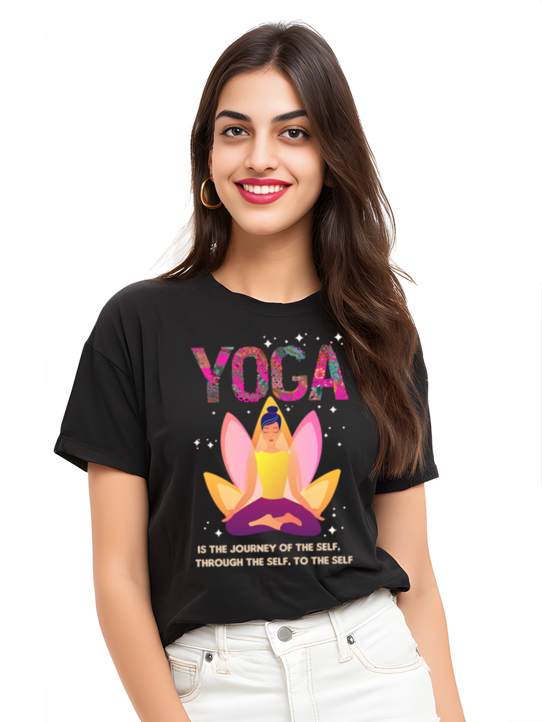 Yoga:  Women's Cotton Oversized T-Shirt