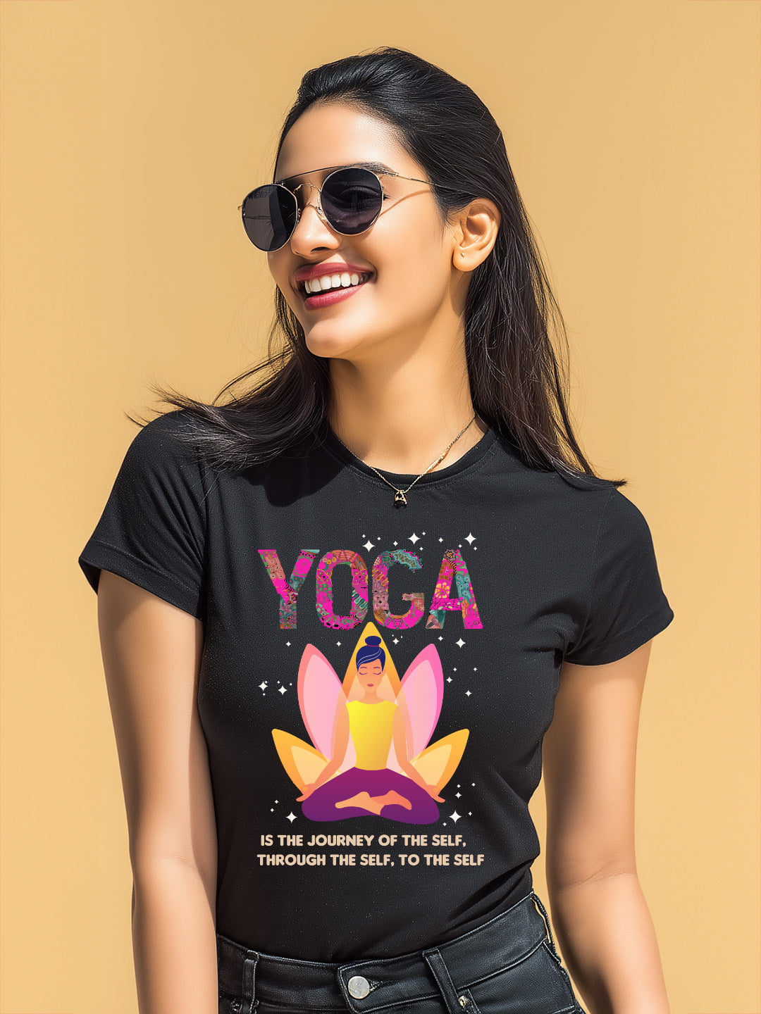 The Journey of the Self Through the Self to the Self" Women's Cotton  Graphic T-Shirt