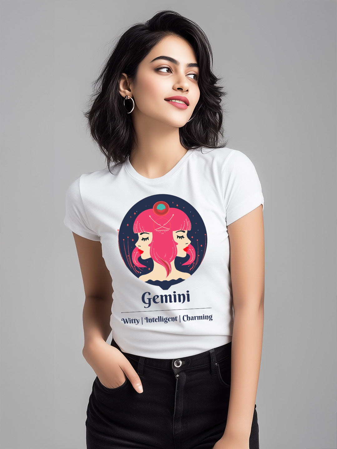 Gemini - Stylish and Charismatic Zodiac Women's cotton Tee