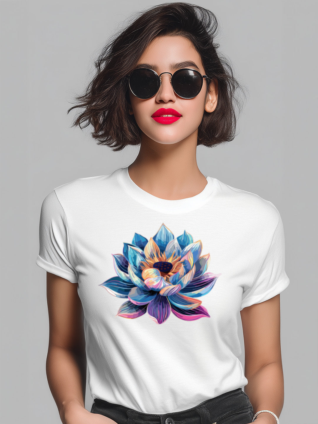Vibrant Floral design Women's T-Shirt