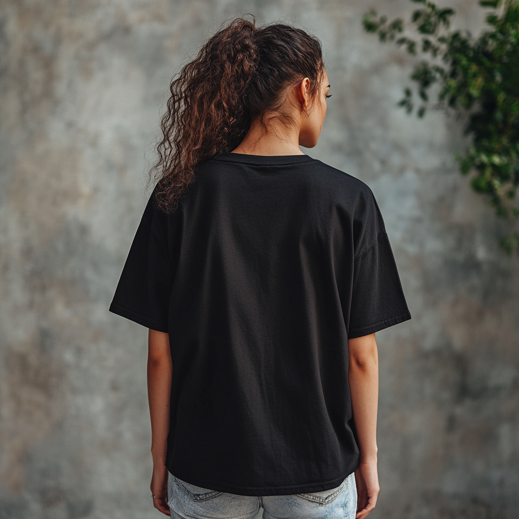 Journey to Self Graphic Women's Oversized Cotton Shirt