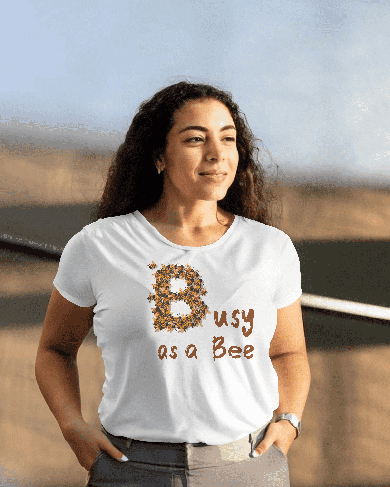 As Buzzy as a BEE Women's Cotton T-Shirt