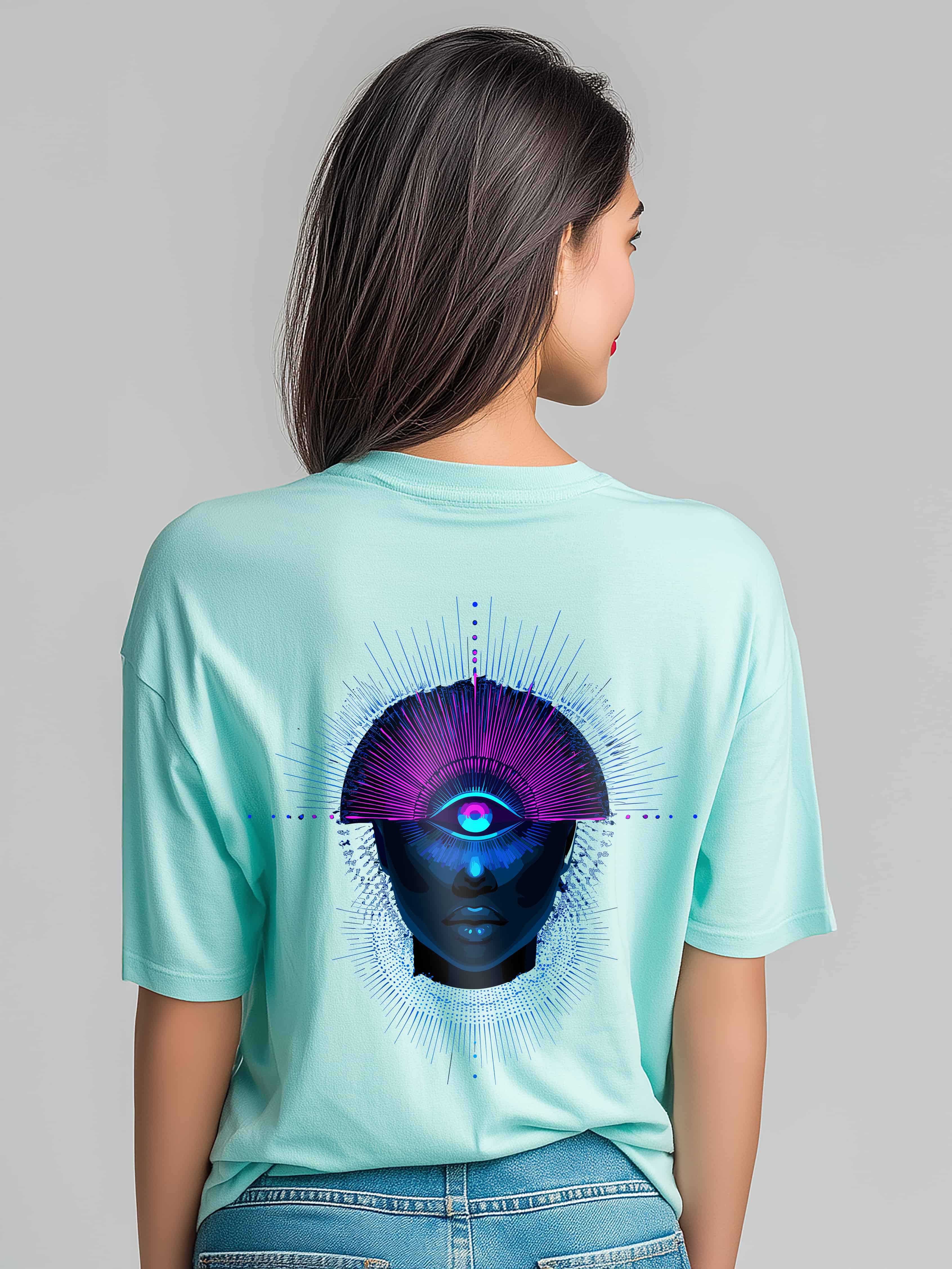 Third Eye Vibe Oversized Cotton Tee