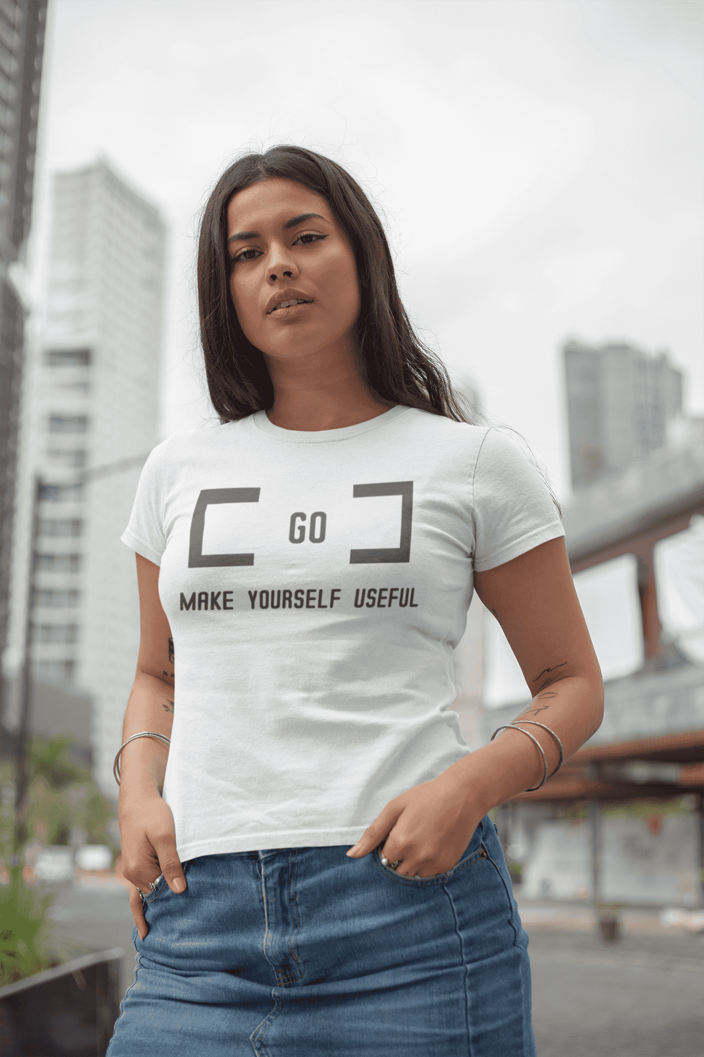 'Go Find Yourself Useful' Women's Cotton T-Shirt| Storeily