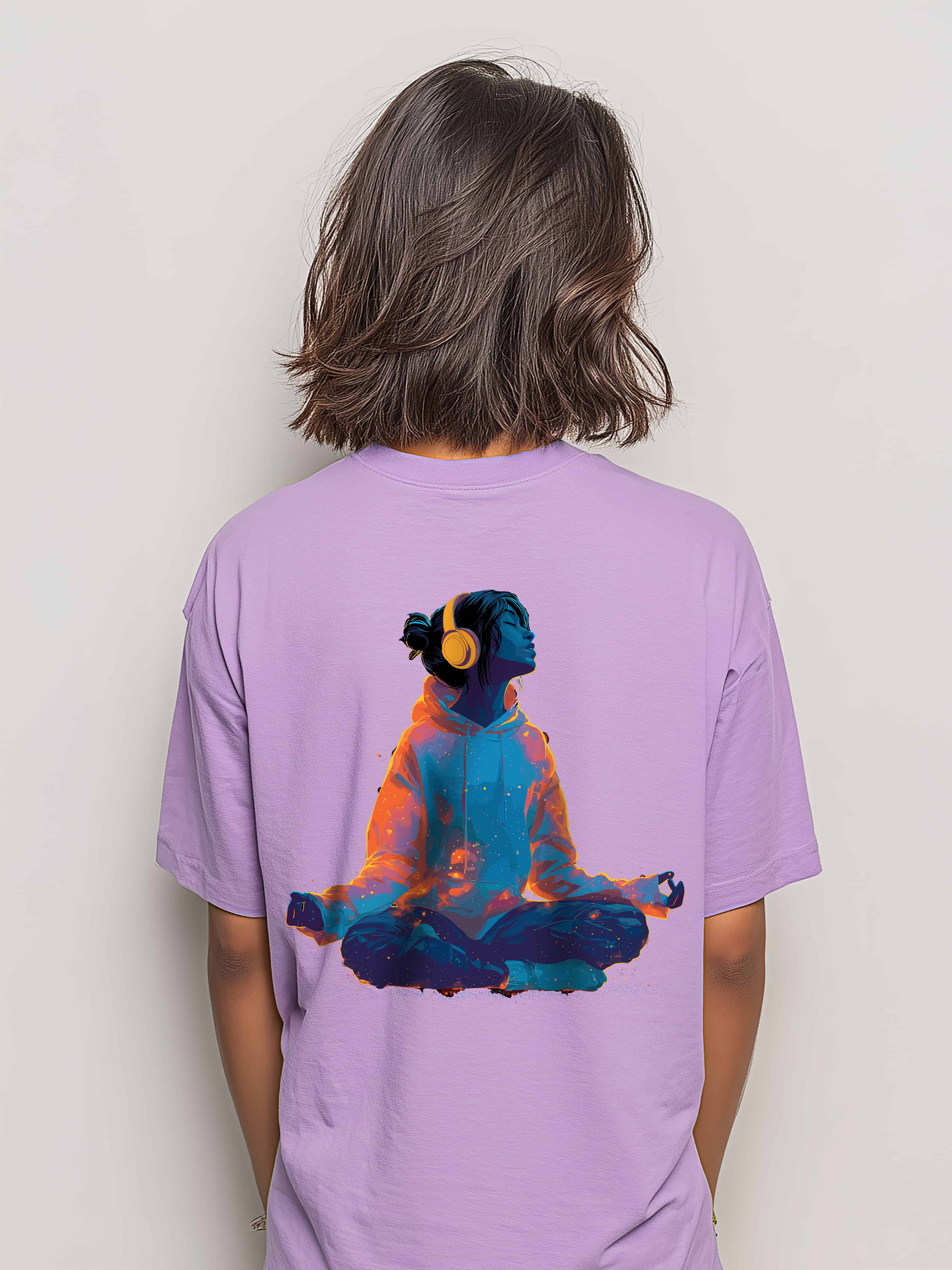Peace Mode Oversized Cotton T-Shirt