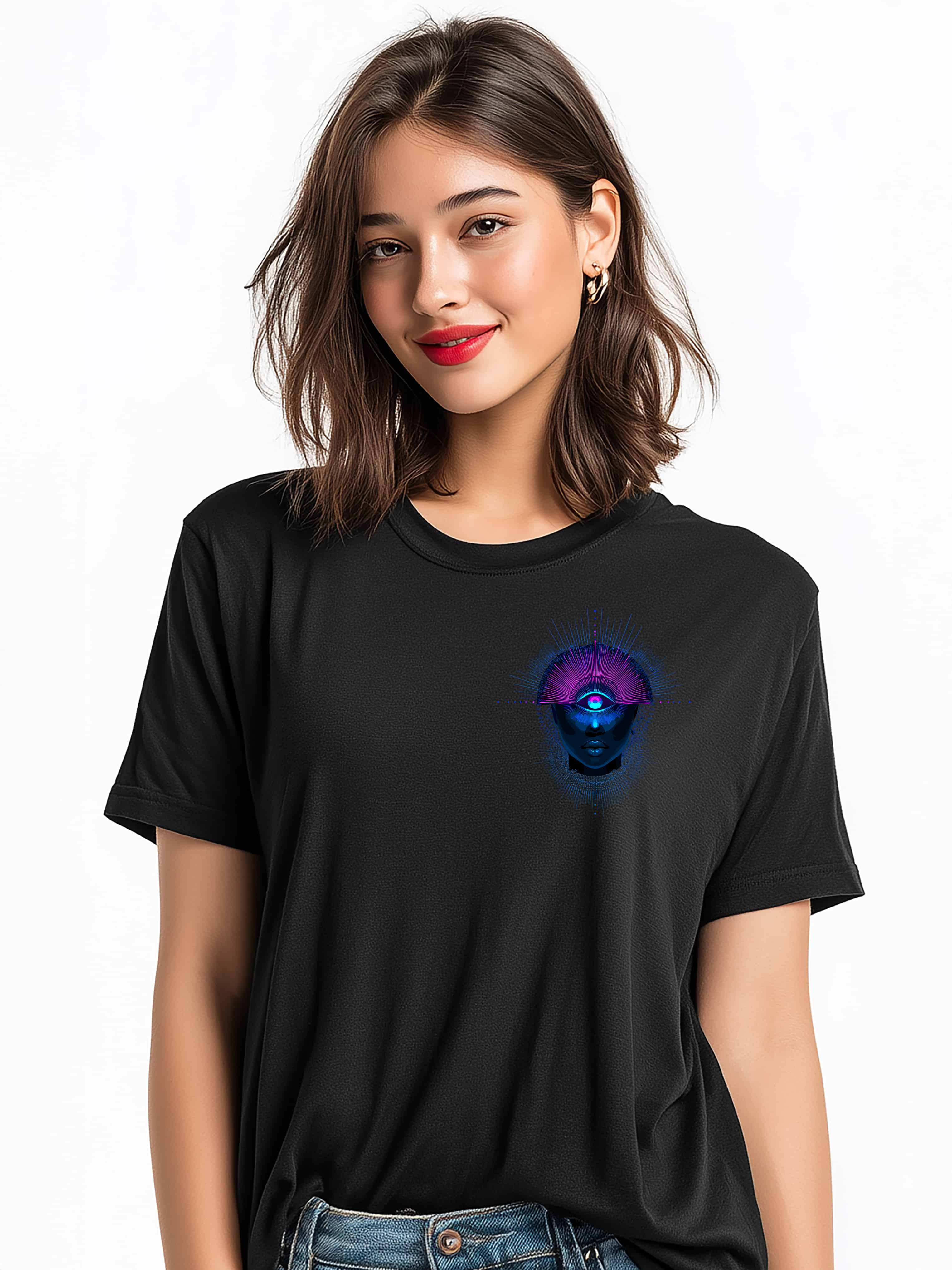 Third Eye Vibe Oversized Cotton Tee