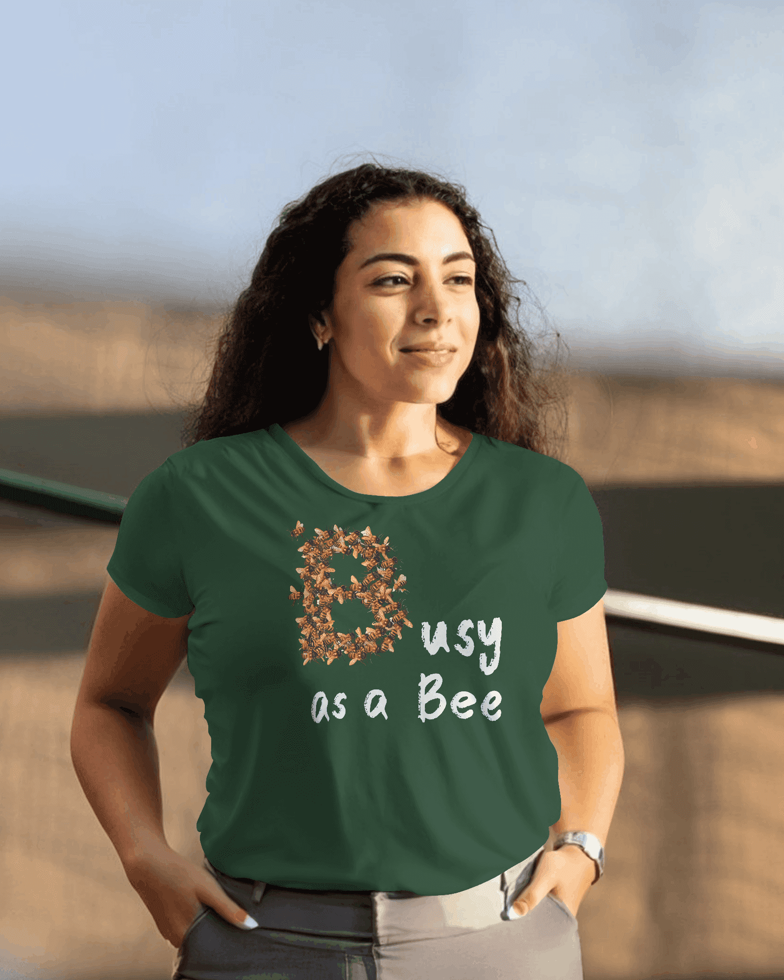 As Buzzy as a BEE Women's Cotton T-Shirt