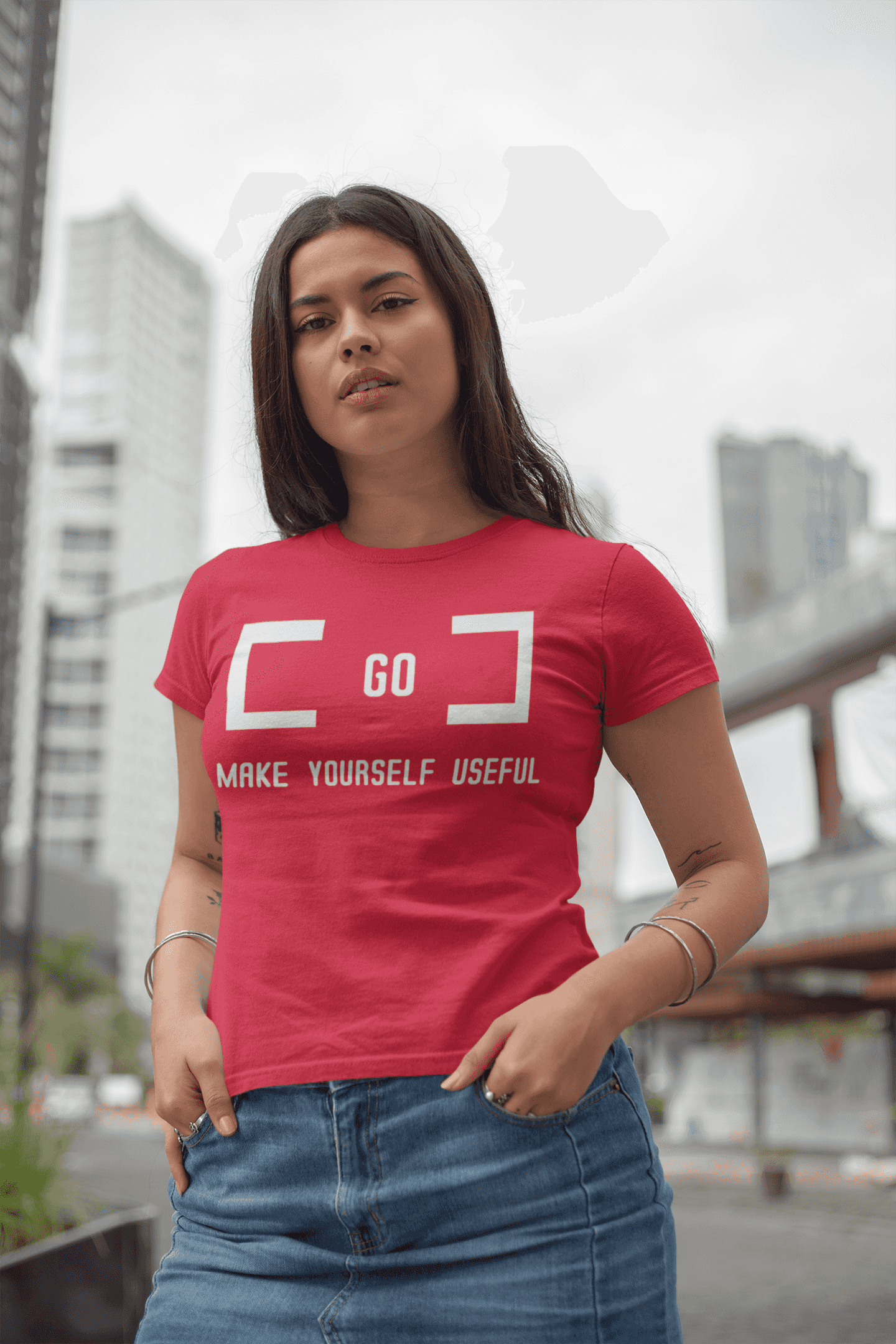 'Go Find Yourself Useful' Women's Cotton T-Shirt| Storeily