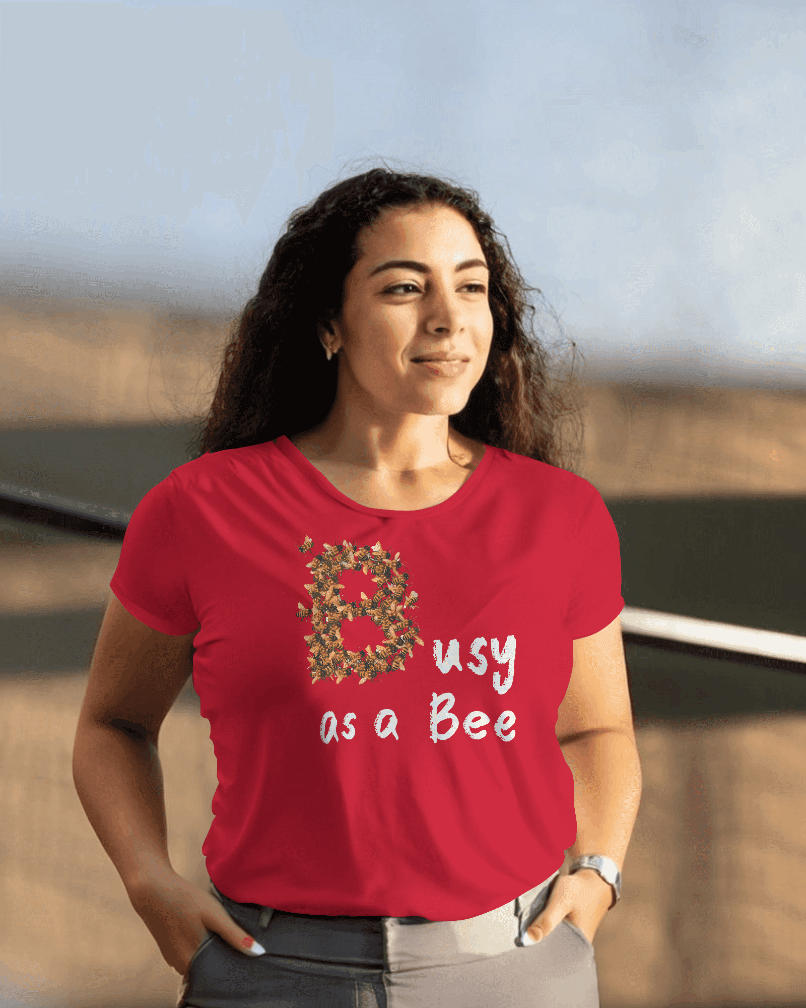 As Buzzy as a BEE Women's Cotton T-Shirt