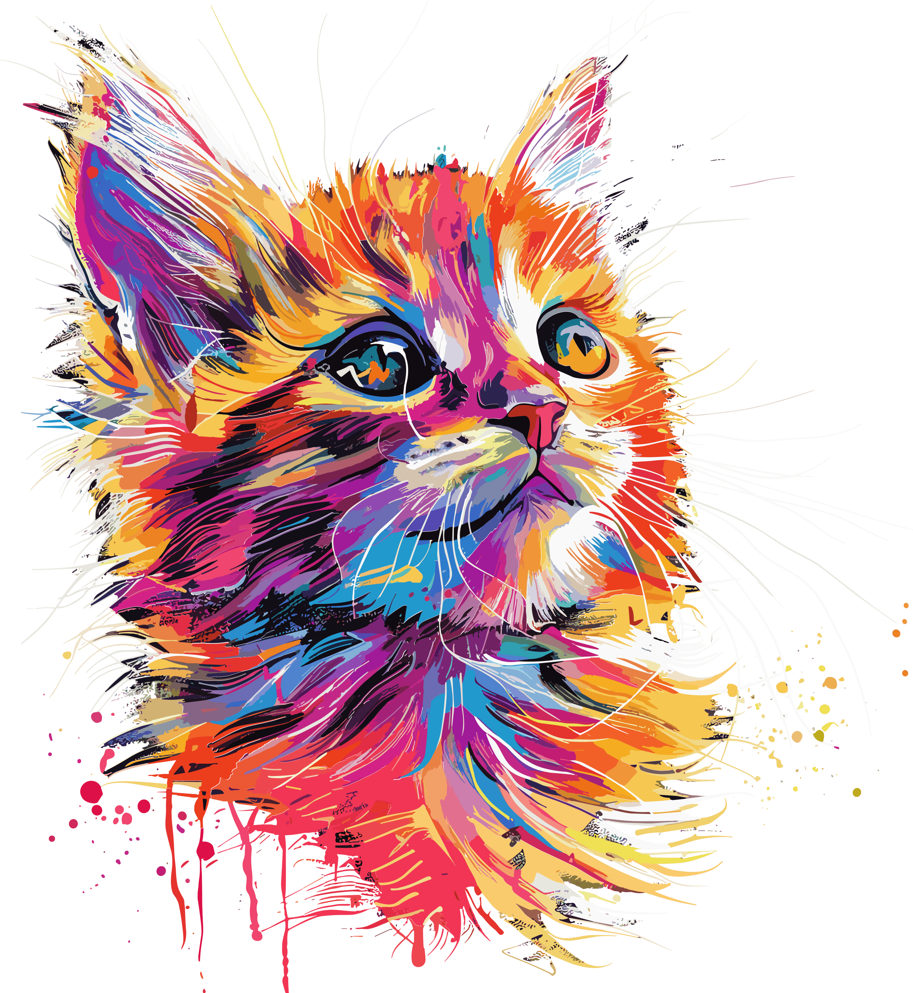 Adorable Cat – Women’s Crop Hoodie | Storeily Winter Collection