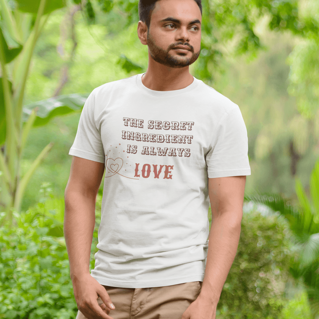 Secret Ingredient is always Love Men's Graphic T-Shirt – Love Infusion