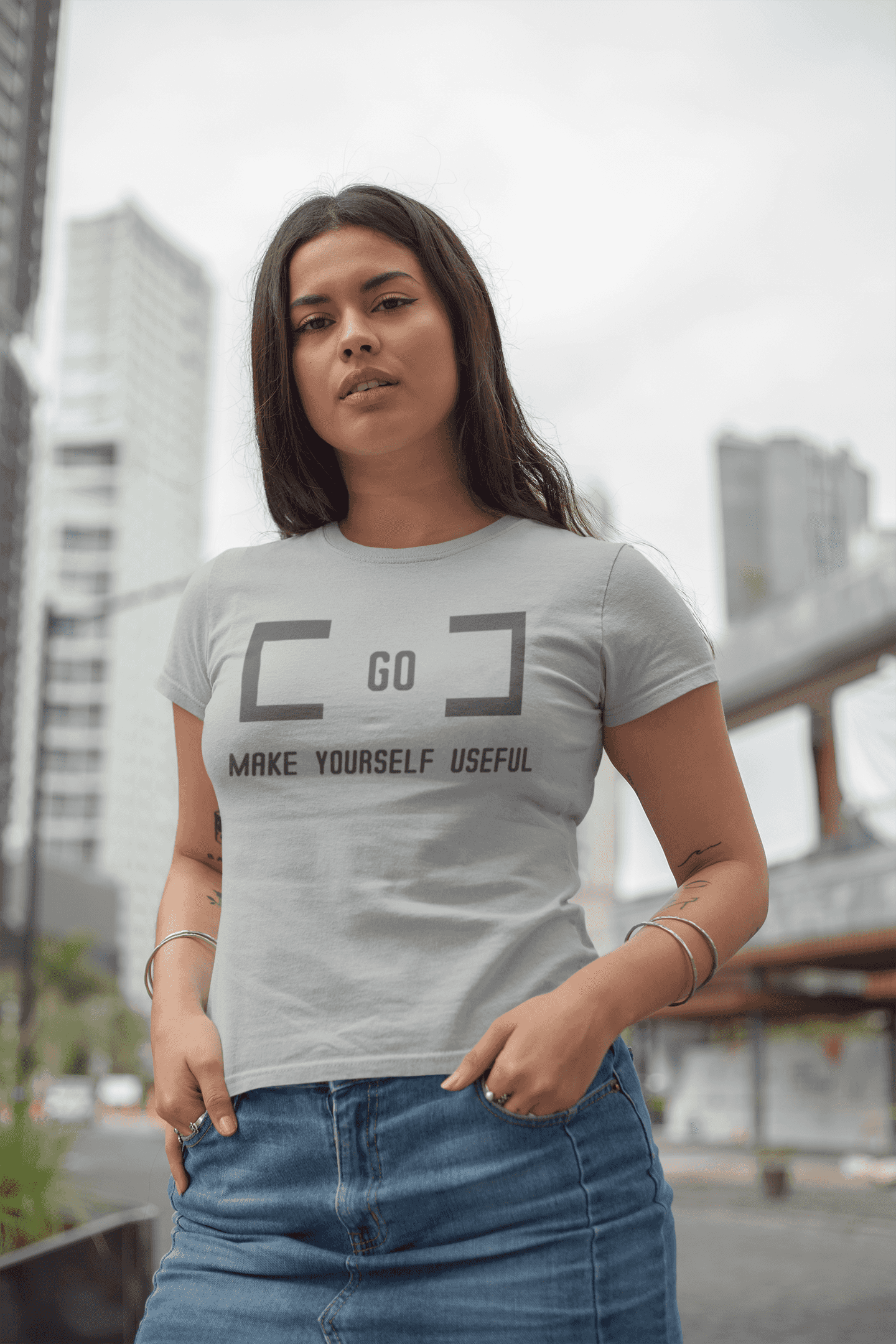 'Go Find Yourself Useful' Women's Cotton T-Shirt| Storeily