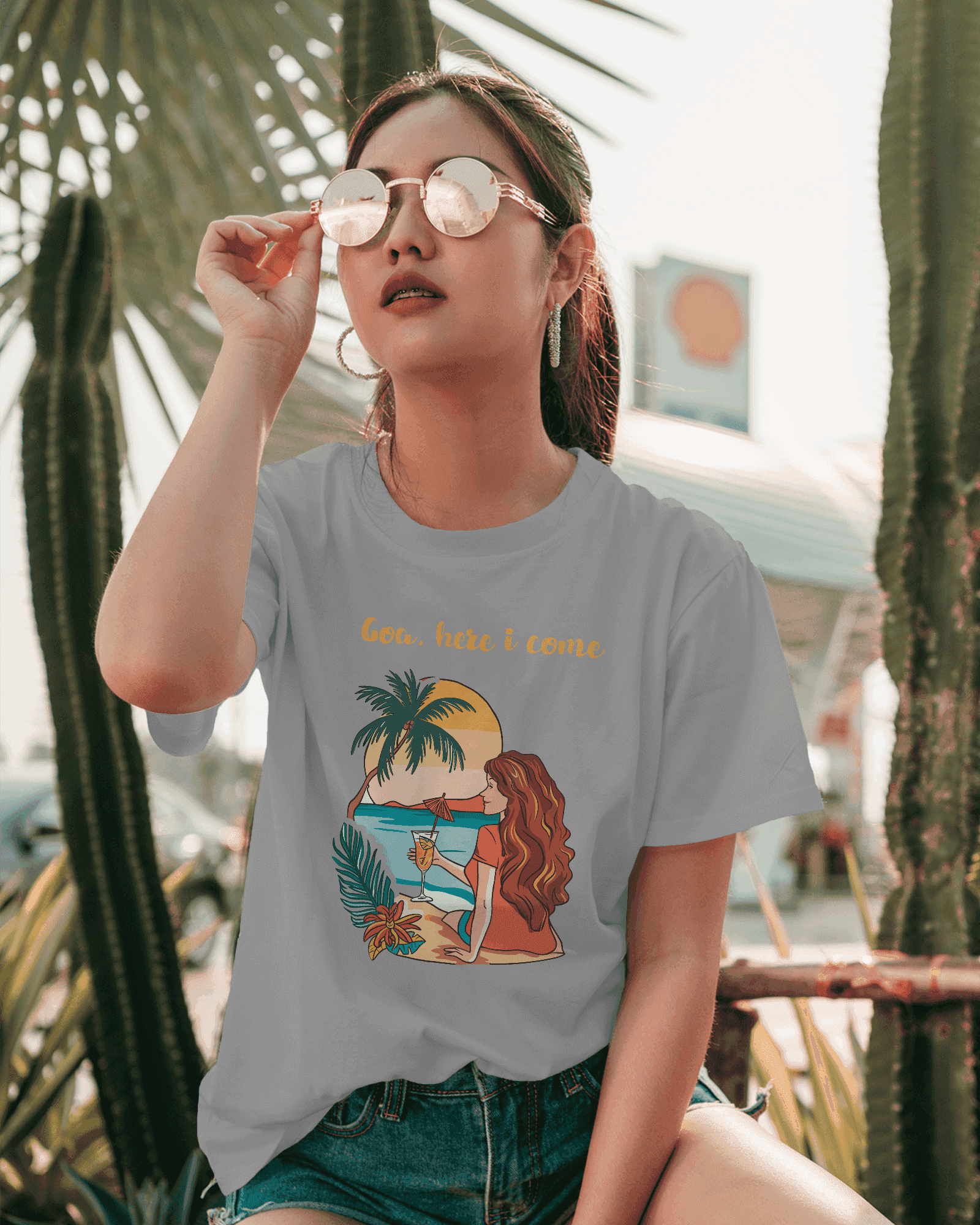 Goa Dreamin' Women's Cotton T-Shirt"