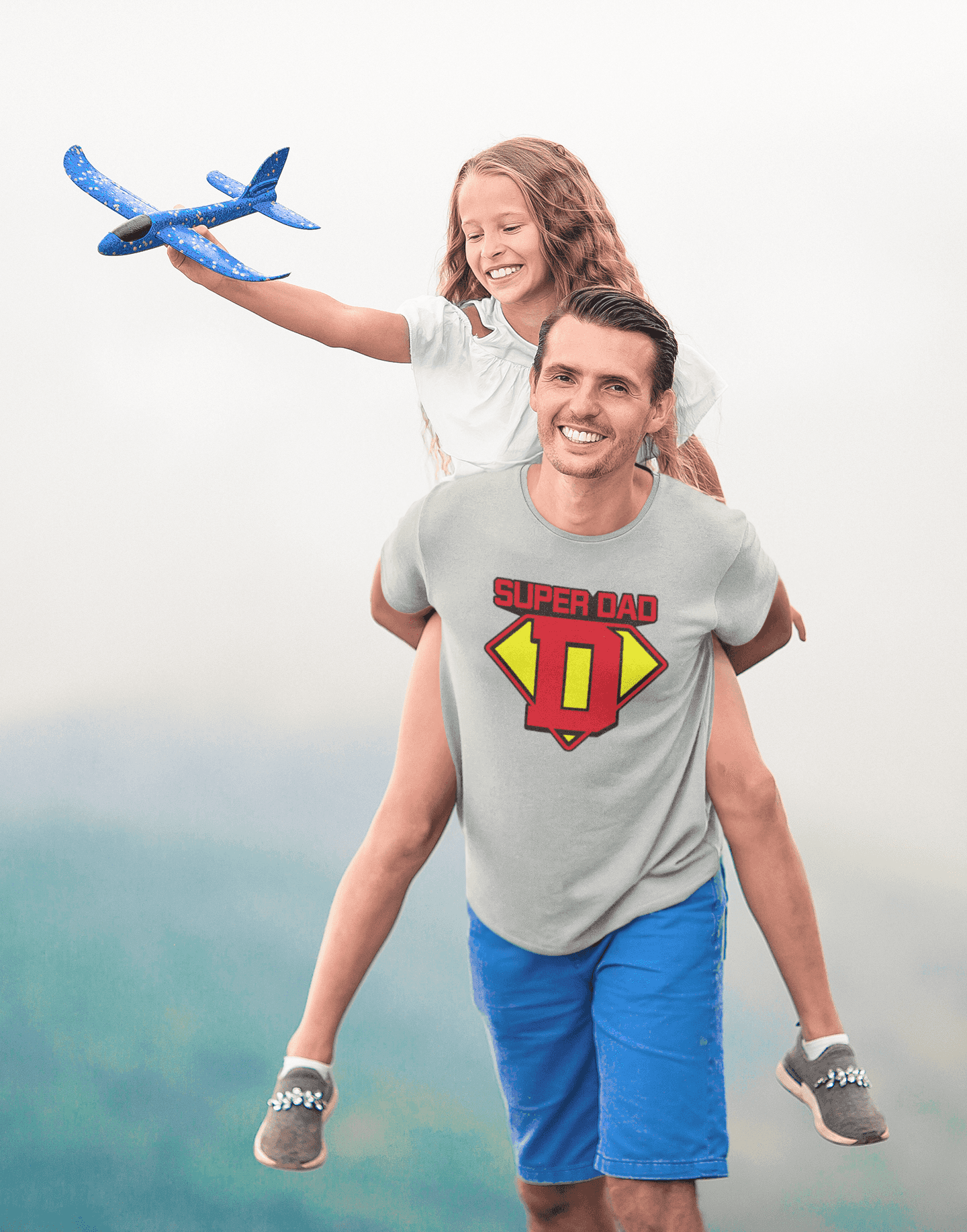 "Super Dad"    Father's Day Special  Men's Cotton Oversized T-Shirt