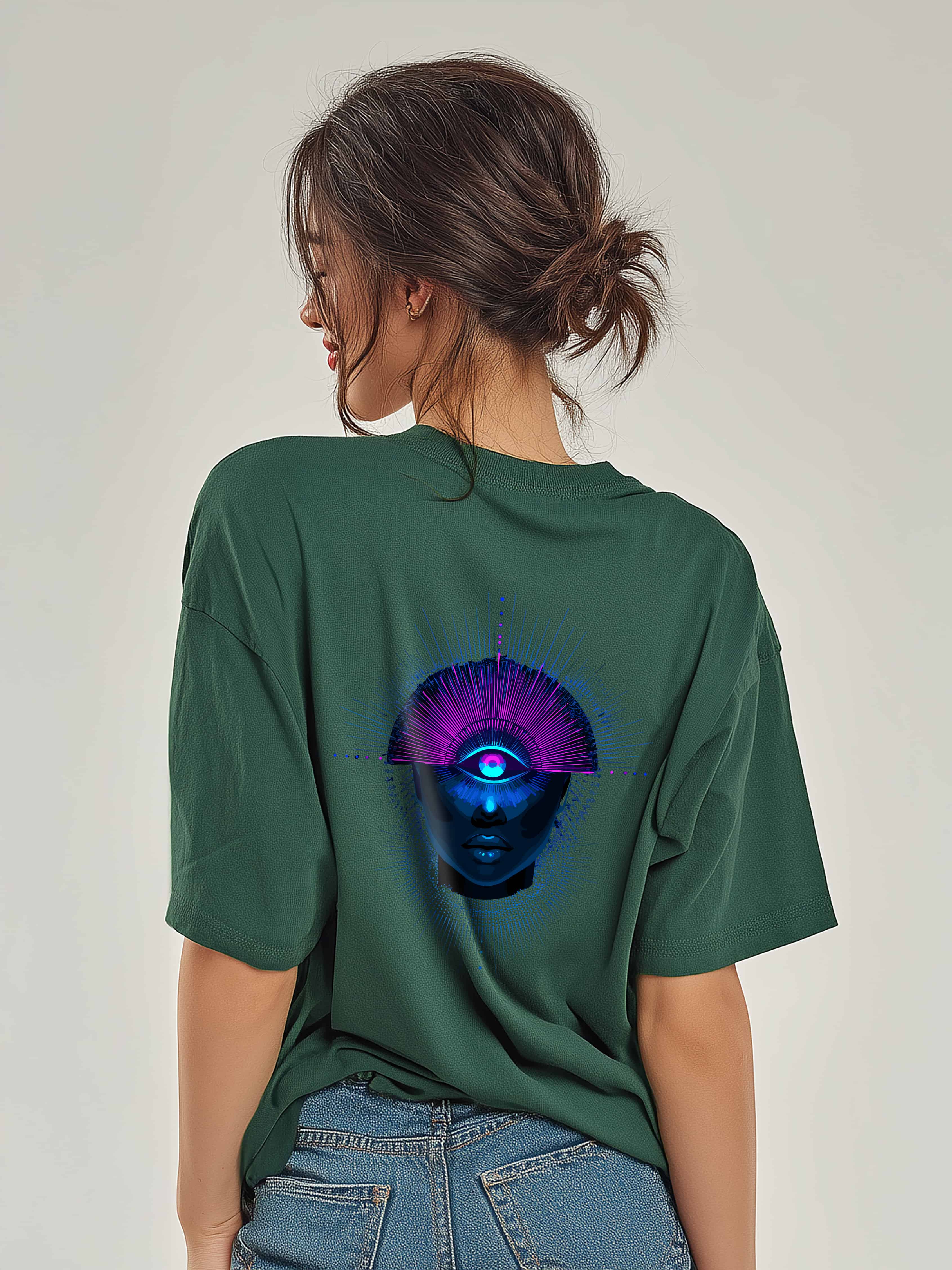 Third Eye Vibe Oversized Cotton Tee