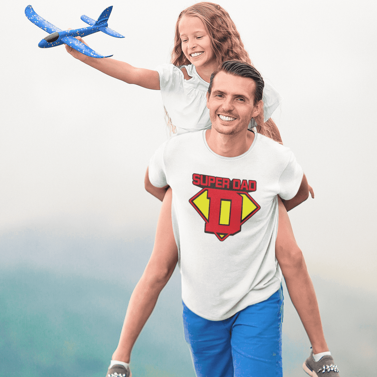 "Super Dad"    Father's Day Special  Men's Cotton Oversized T-Shirt