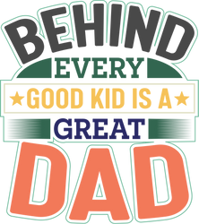 Men's Cotton Oversized T-Shirt - "Behind Every Good Kid Is a Great Dad" Father's Day Special T-Shirt