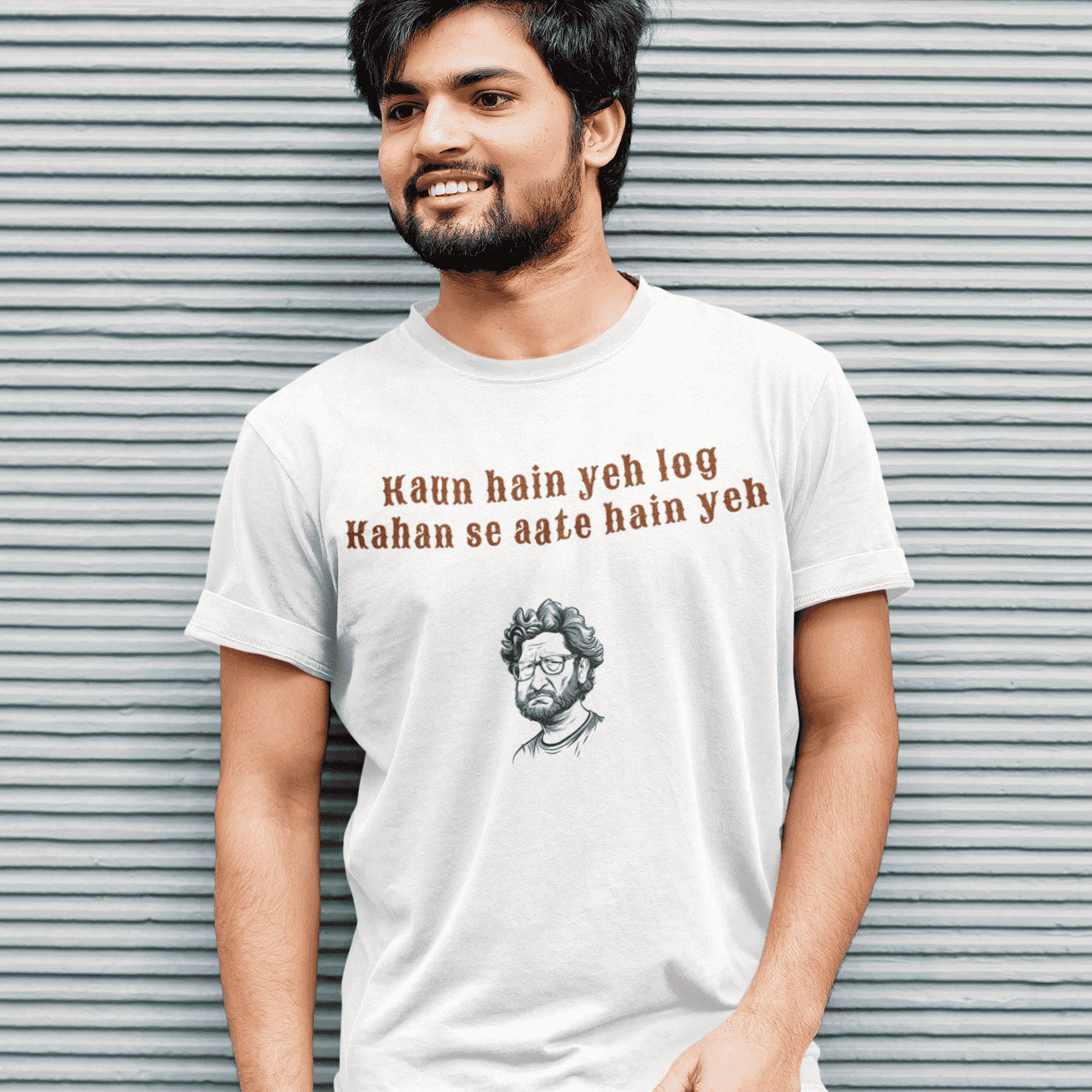 "Kaun Hain Yeh Log Kahaan Se Aate Hain Yeh" Men's Graphic T-Shirt - Mystery Men