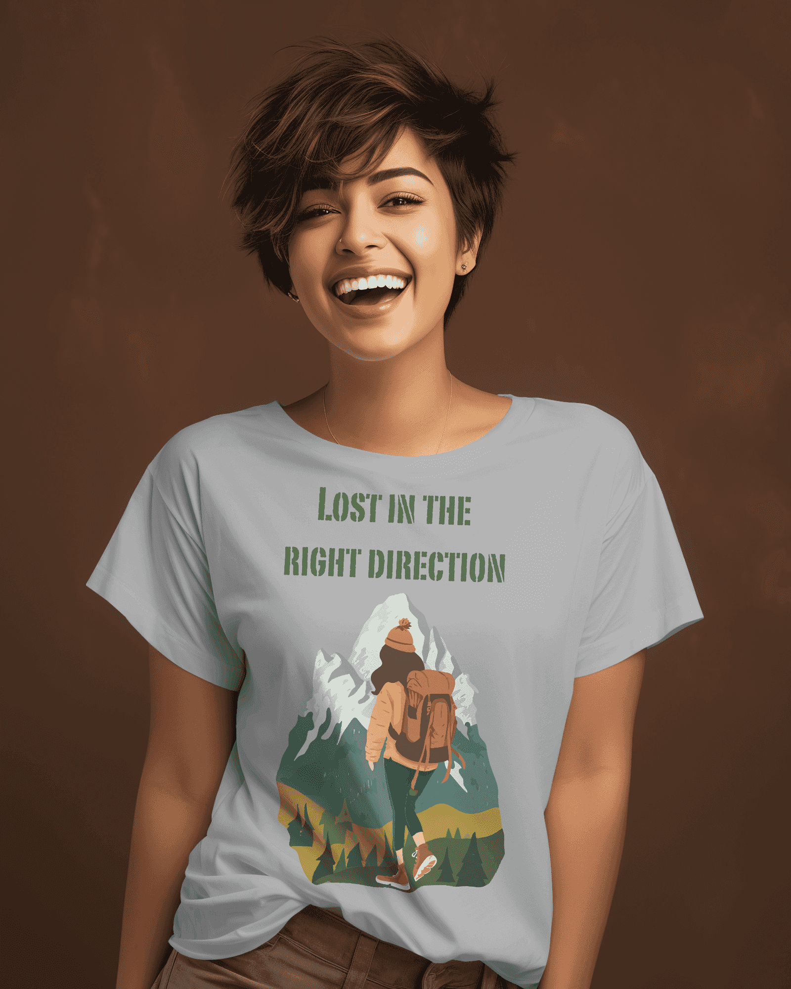 Lost in the Right Direction Women's Cotton T-Shirt