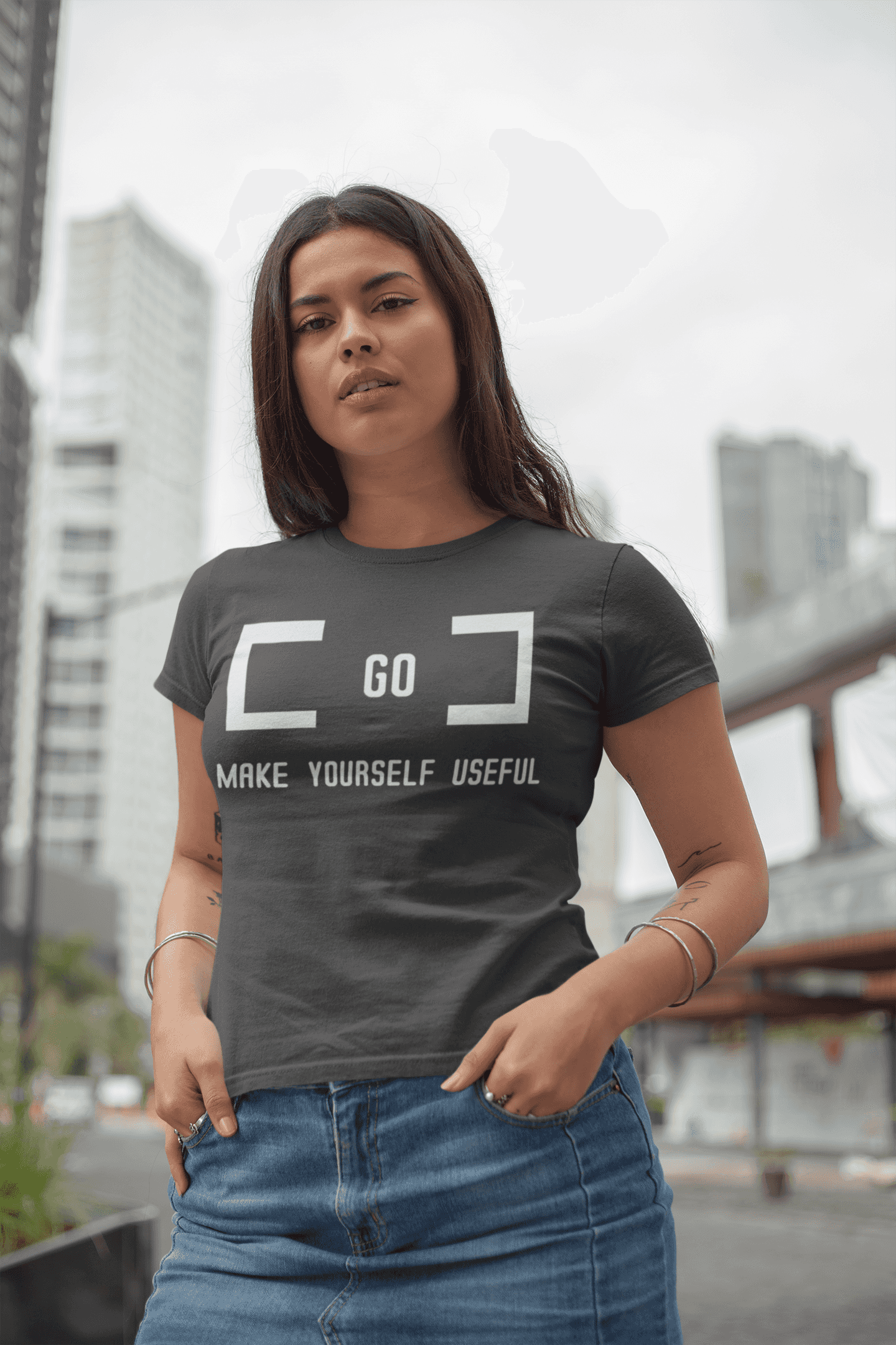 'Go Find Yourself Useful' Women's Cotton T-Shirt| Storeily