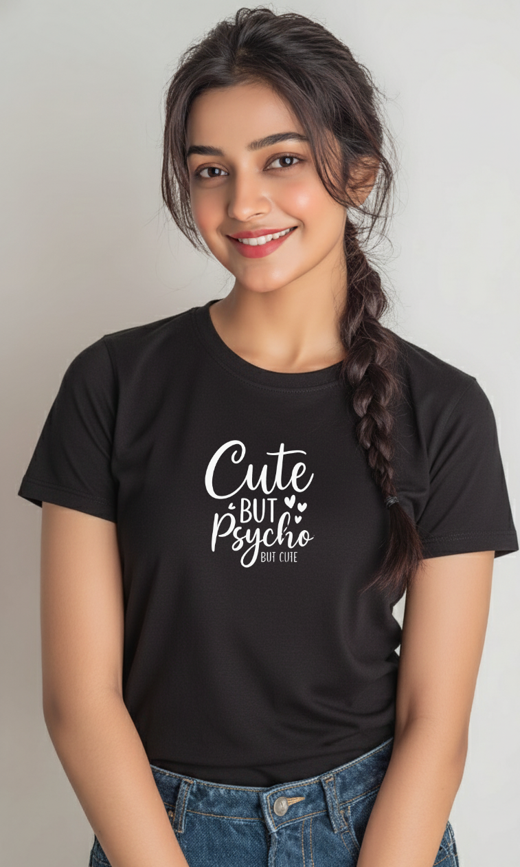 Cute Buy Psycho – Women's  Cotton T-shirt