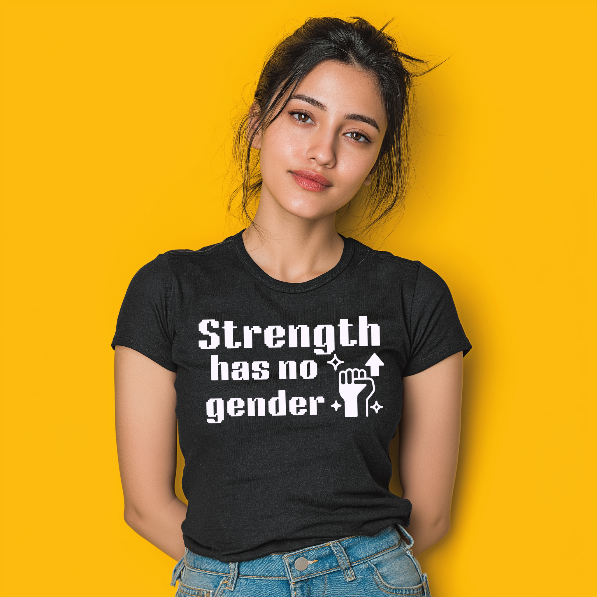 Strength Has No Gender Women’s Cotton T-Shirt