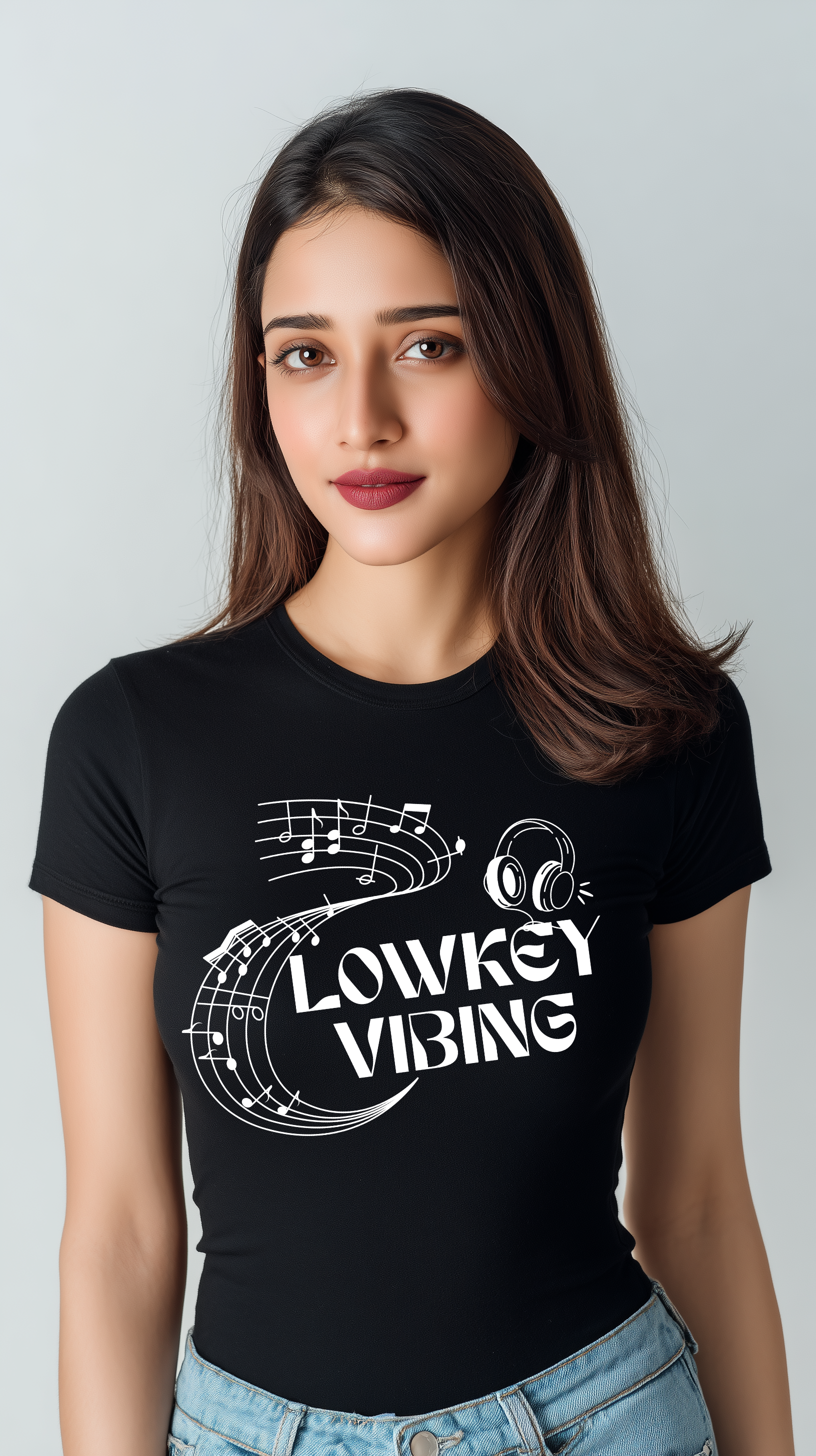 Lowkey Vibing Women’s Cotton T-Shirt