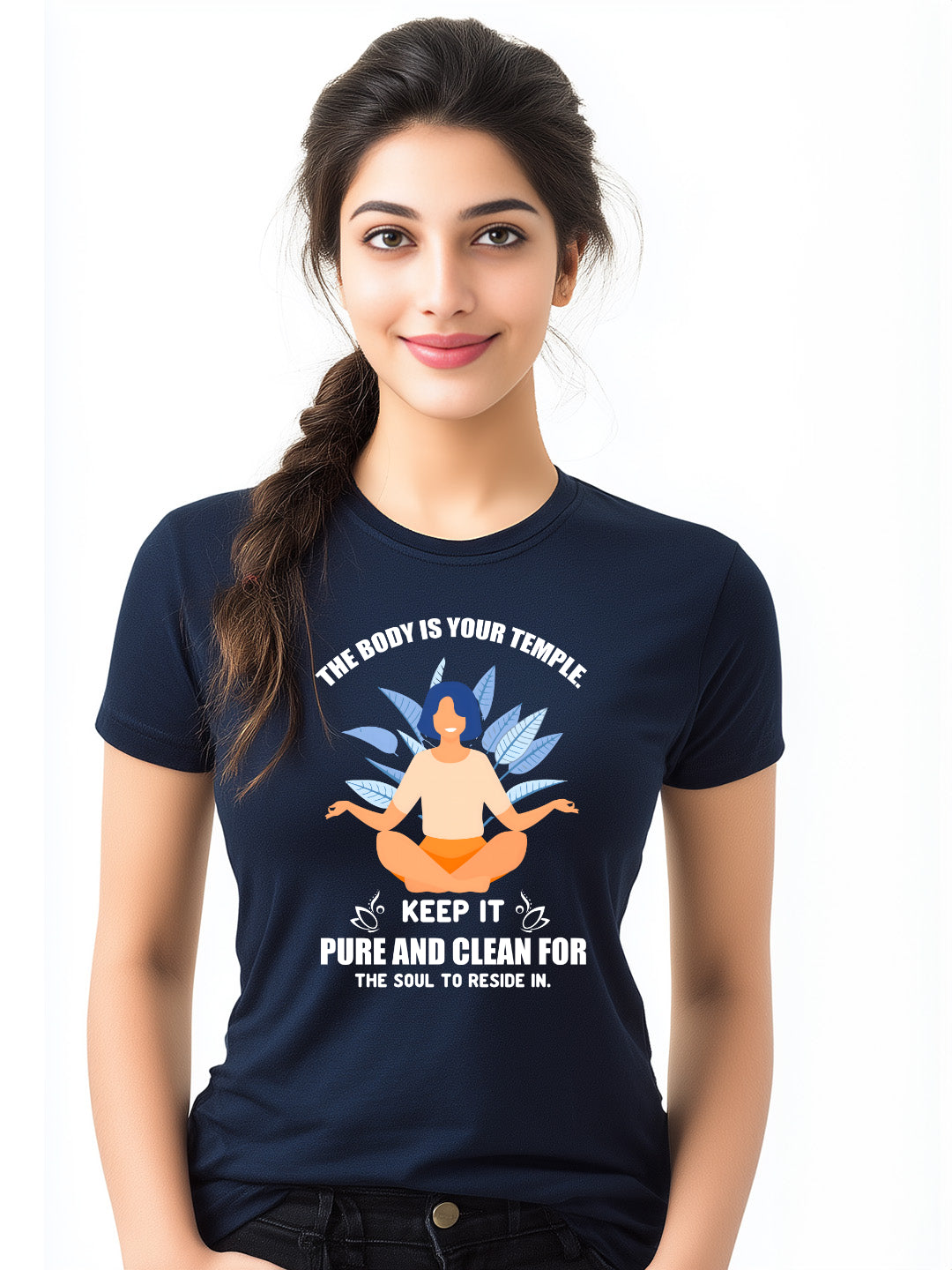 The Body Is Your Temple - Yoga Women's Graphic Cotton Tee
