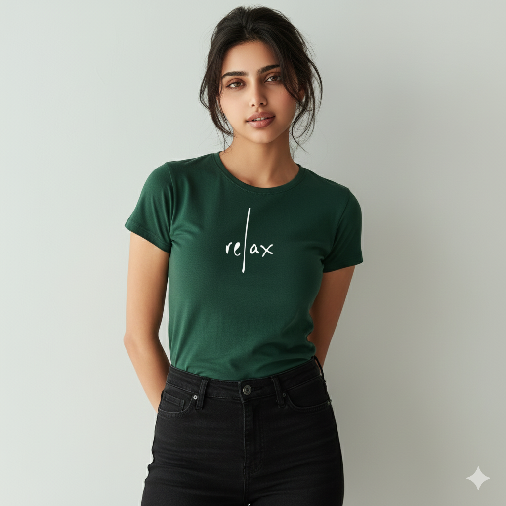 Women’s “Relax” Cotton Tshirt