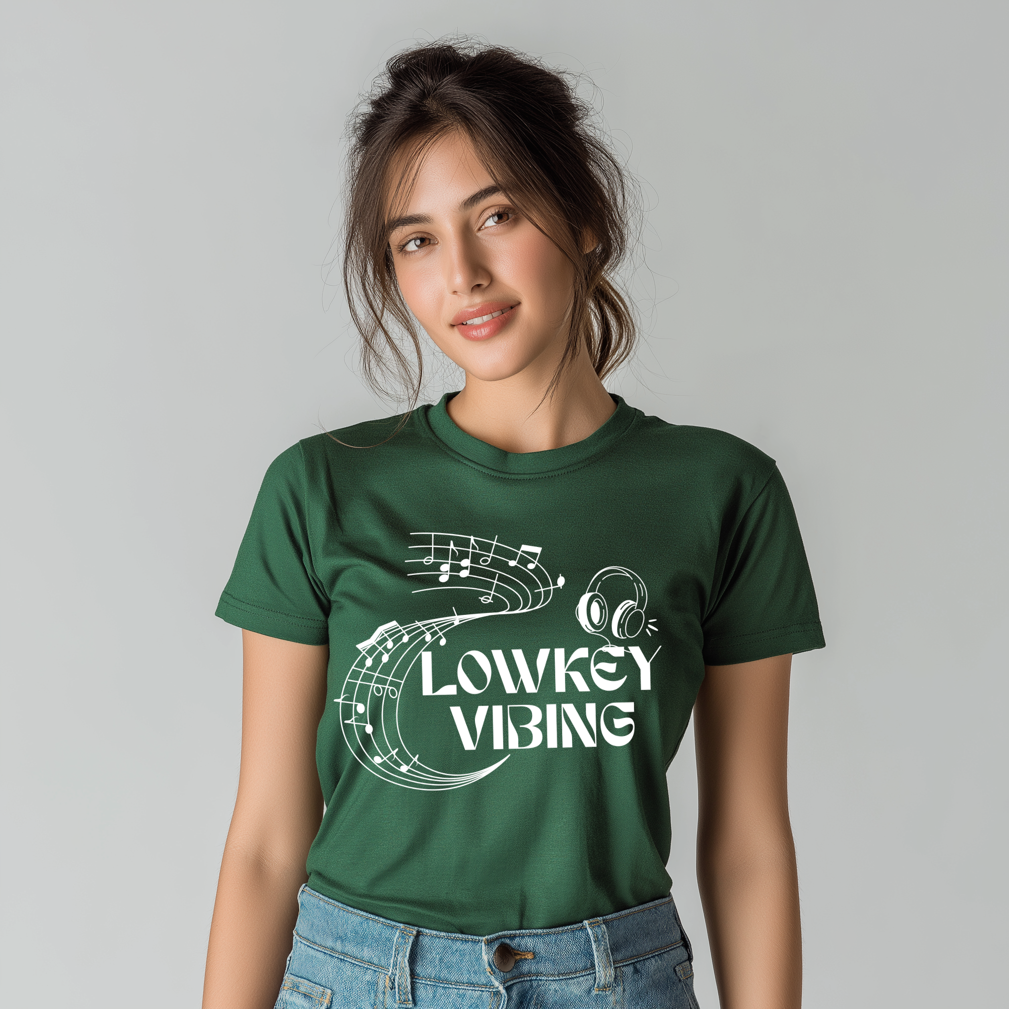 Lowkey Vibing Women’s Cotton T-Shirt
