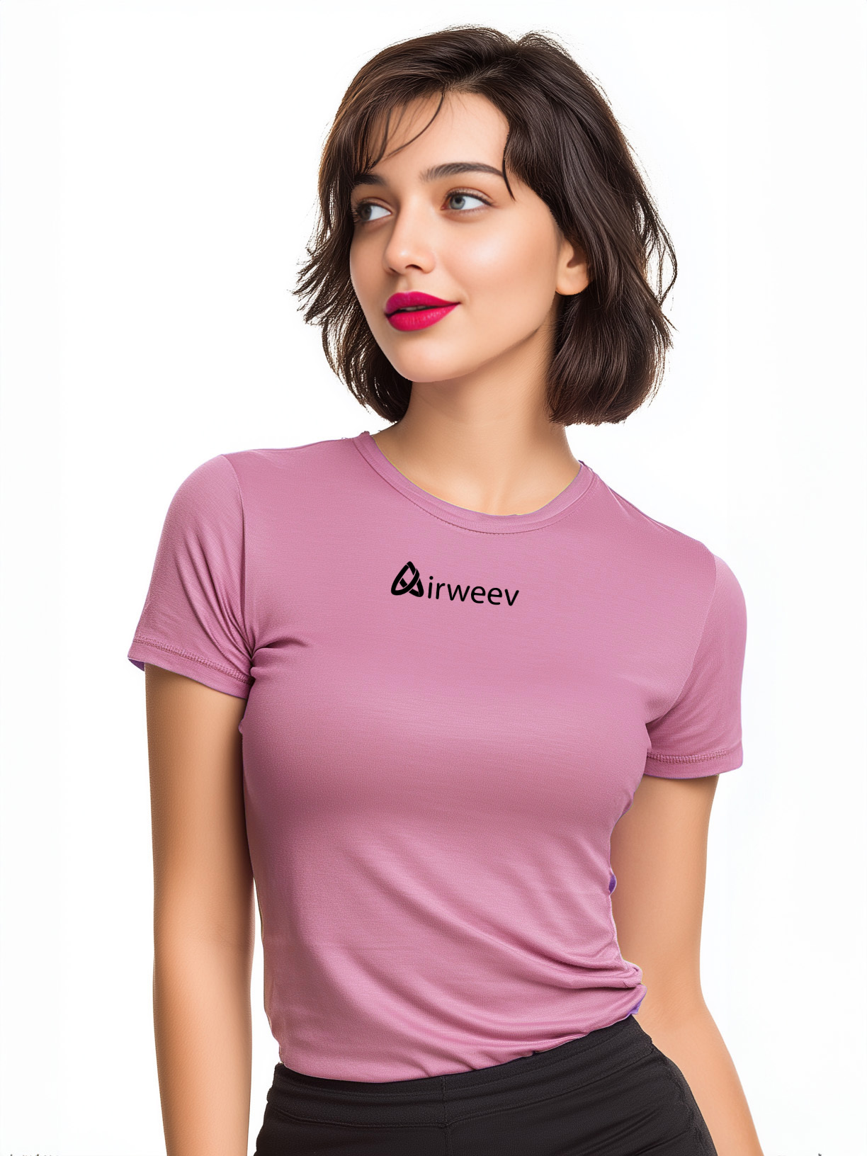 AirWeev Signature Logo Tee – Ultra Soft, Sweat-Free Comfort