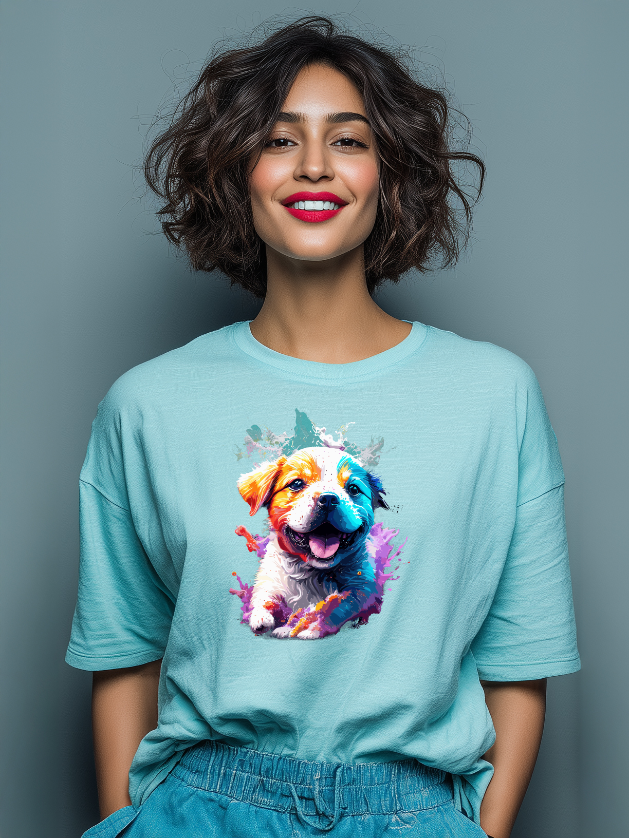 Puppy Oversized Tee