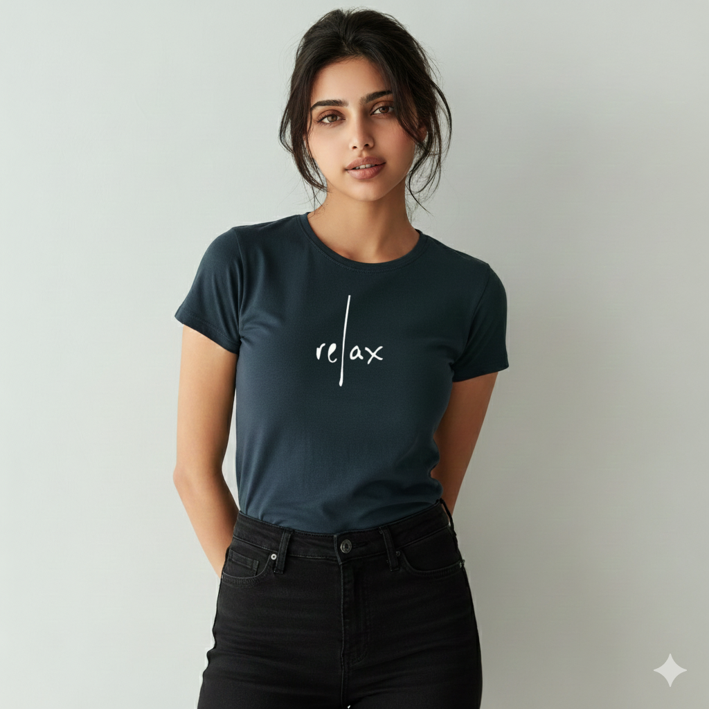 Women’s “Relax” Cotton Tshirt