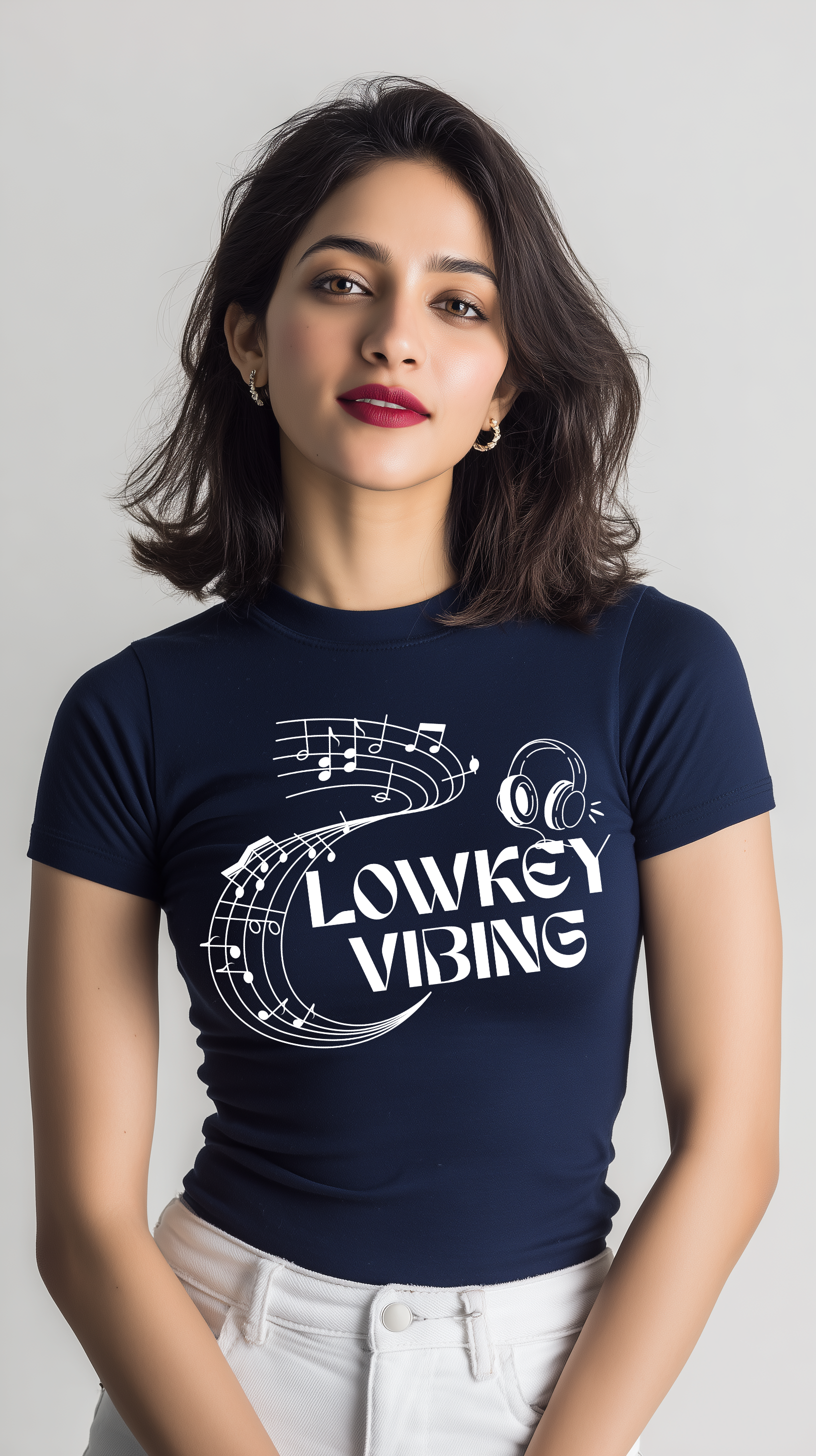 Lowkey Vibing Women’s Cotton T-Shirt