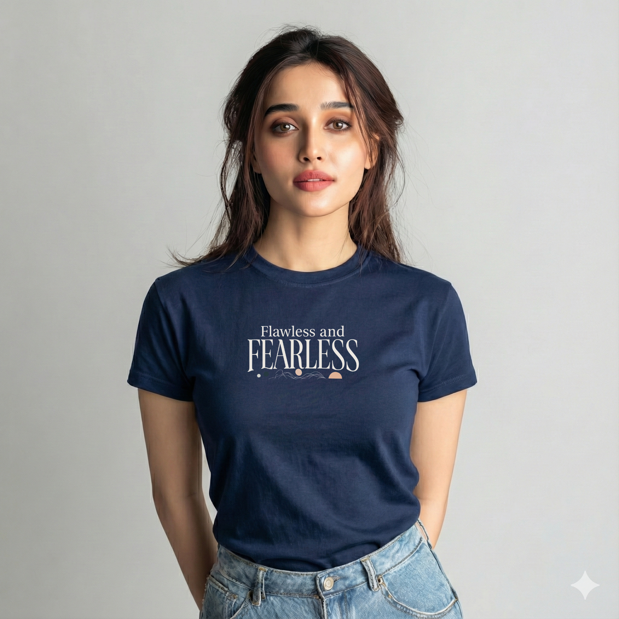 Women’s “Flawless & Fearless” Cotton Tshirt