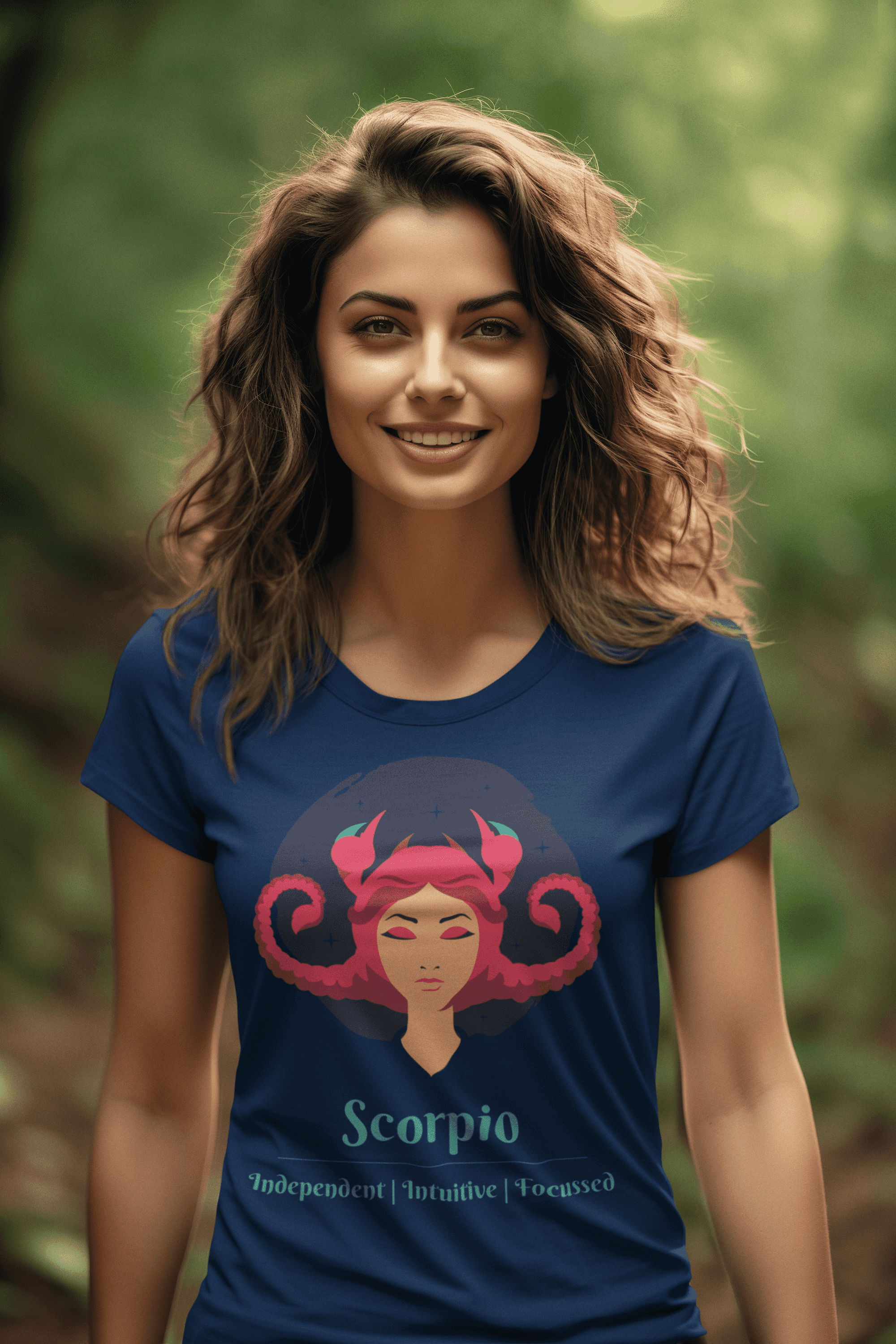 Scorpio- Stylish and Charismatic Zodiac Women's cotton  Tee