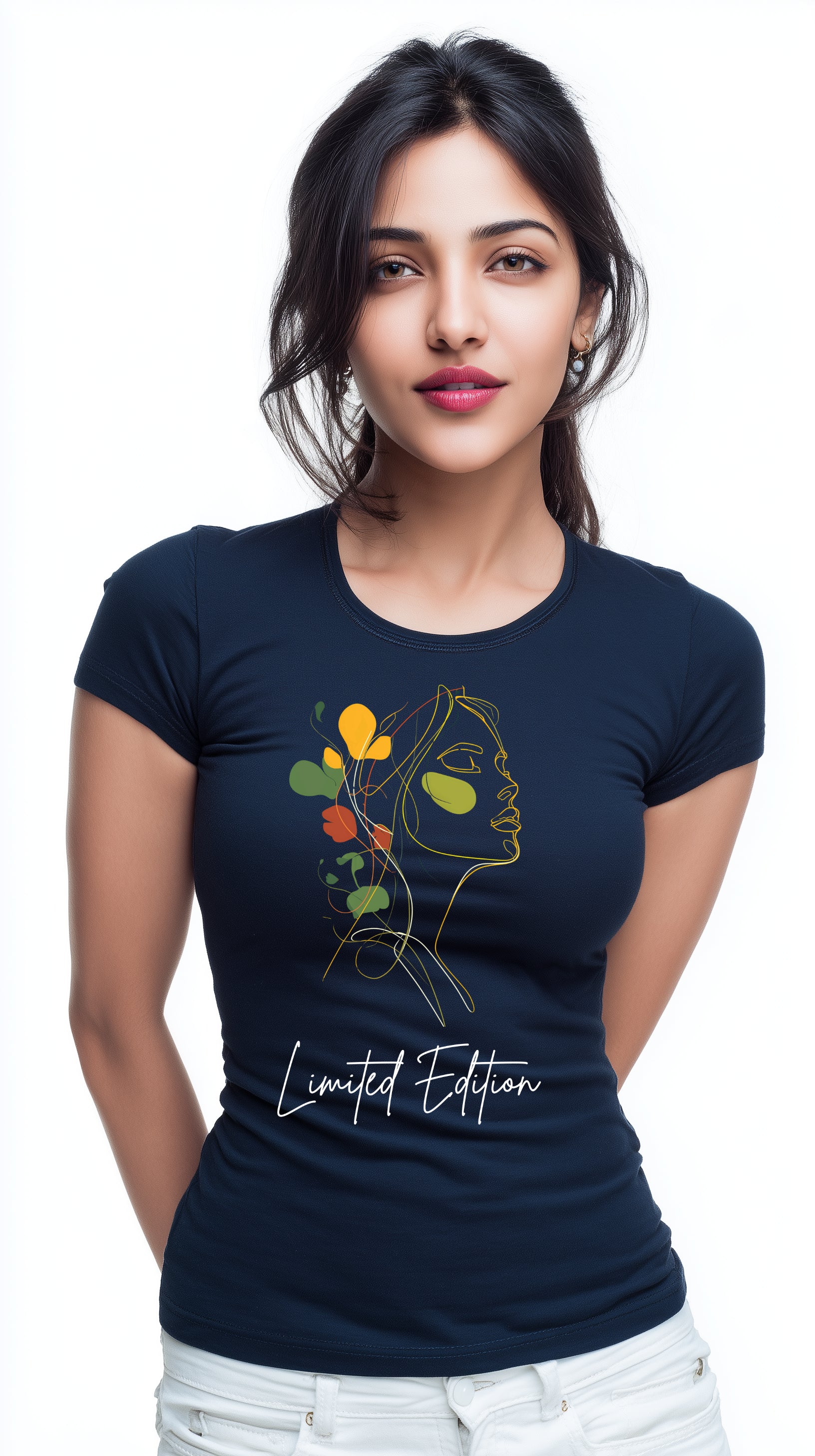 “Muse in Motion” – Limited Edition Regular Fit Round Neck Cotton T-Shirt