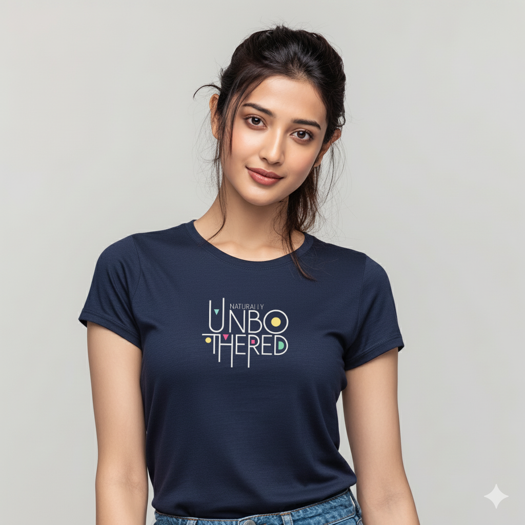 Naturally Unbothered – Women's  Cotton T-shirt
