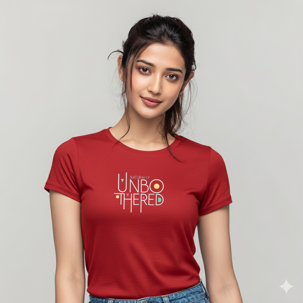 Naturally Unbothered – Women's  Cotton T-shirt