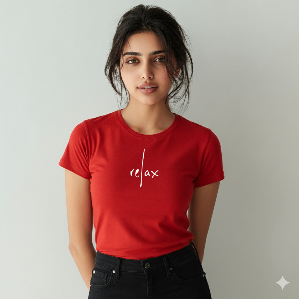 Women’s “Relax” Cotton Tshirt