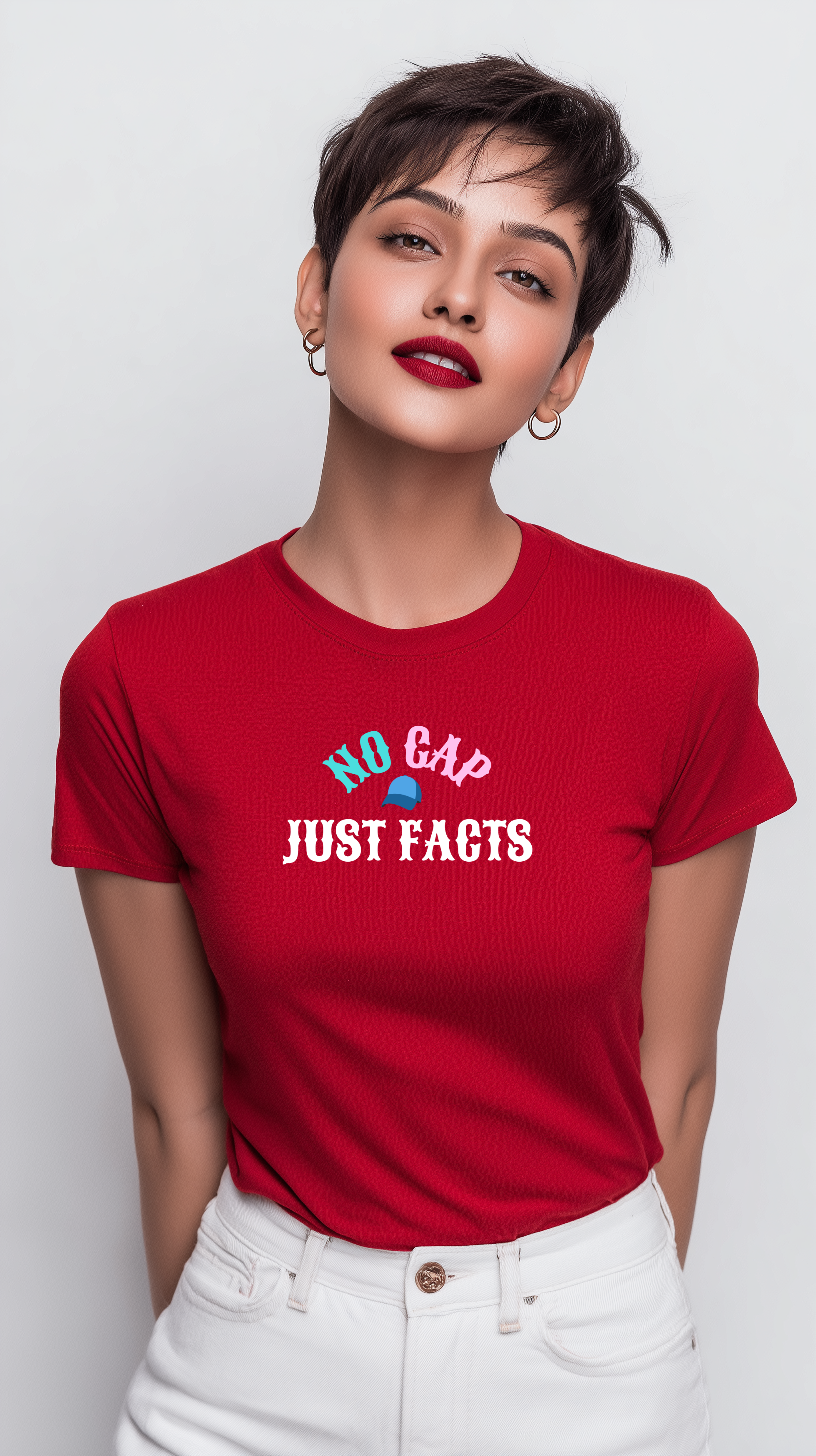 No Cap Just Facts Women’s Cotton T-Shirt