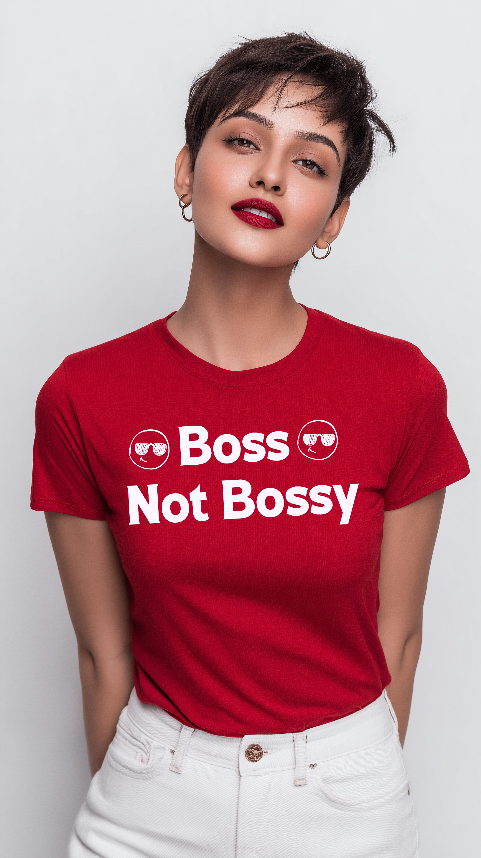 Boss Not Bossy Women’s Cotton T-Shirt
