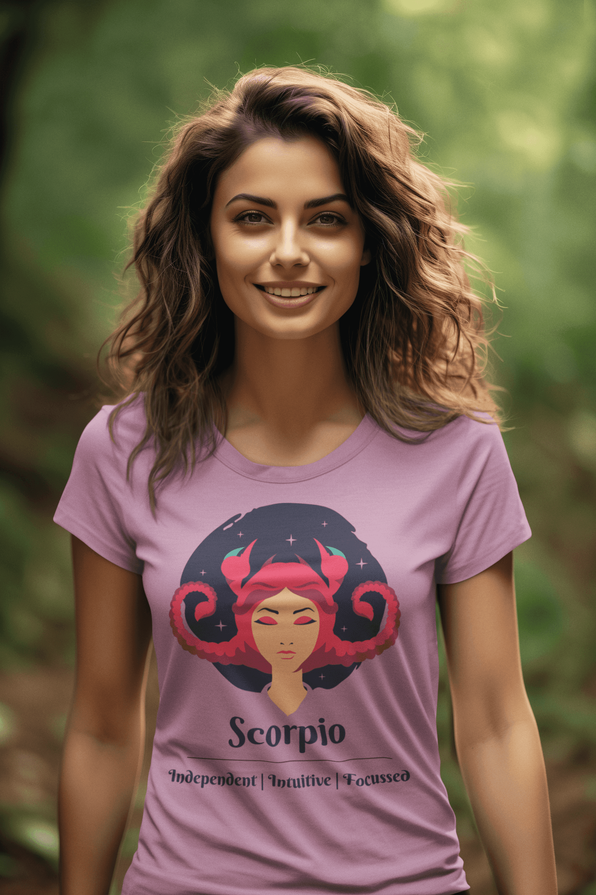 Scorpio- Stylish and Charismatic Zodiac Women's cotton  Tee