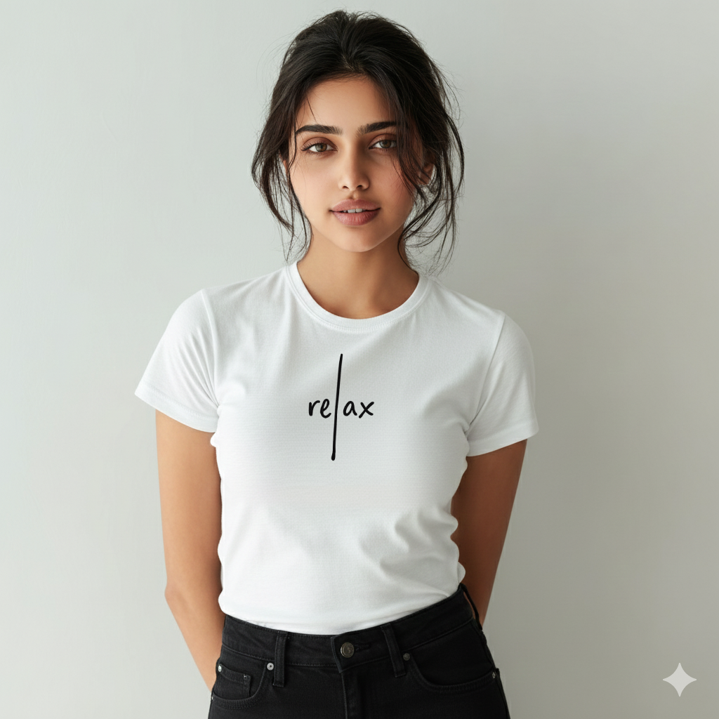 Women’s “Relax” Cotton Tshirt