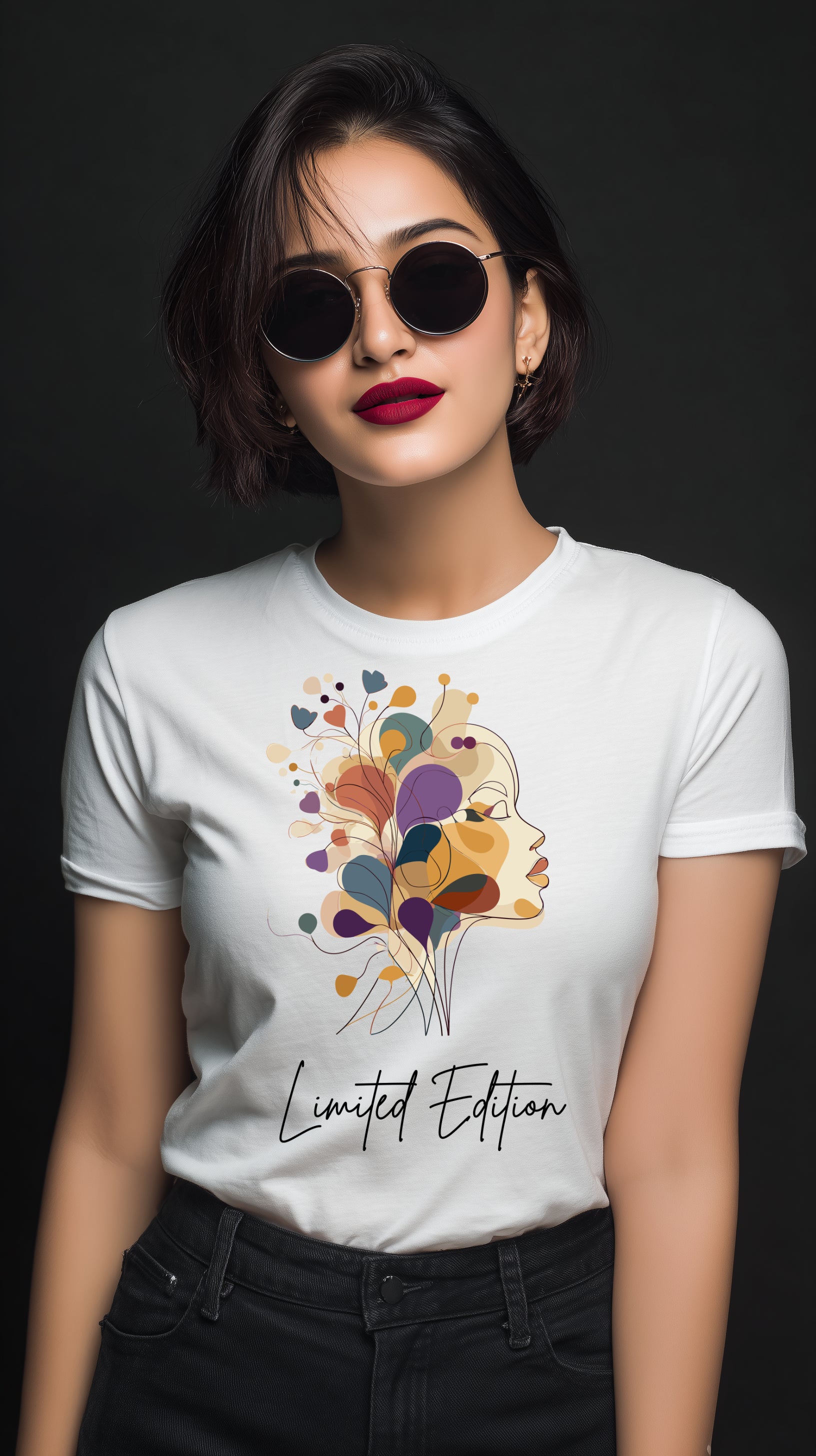 “Bloom Within” – Limited Edition Regular Fit Round Neck Cotton T-Shirt