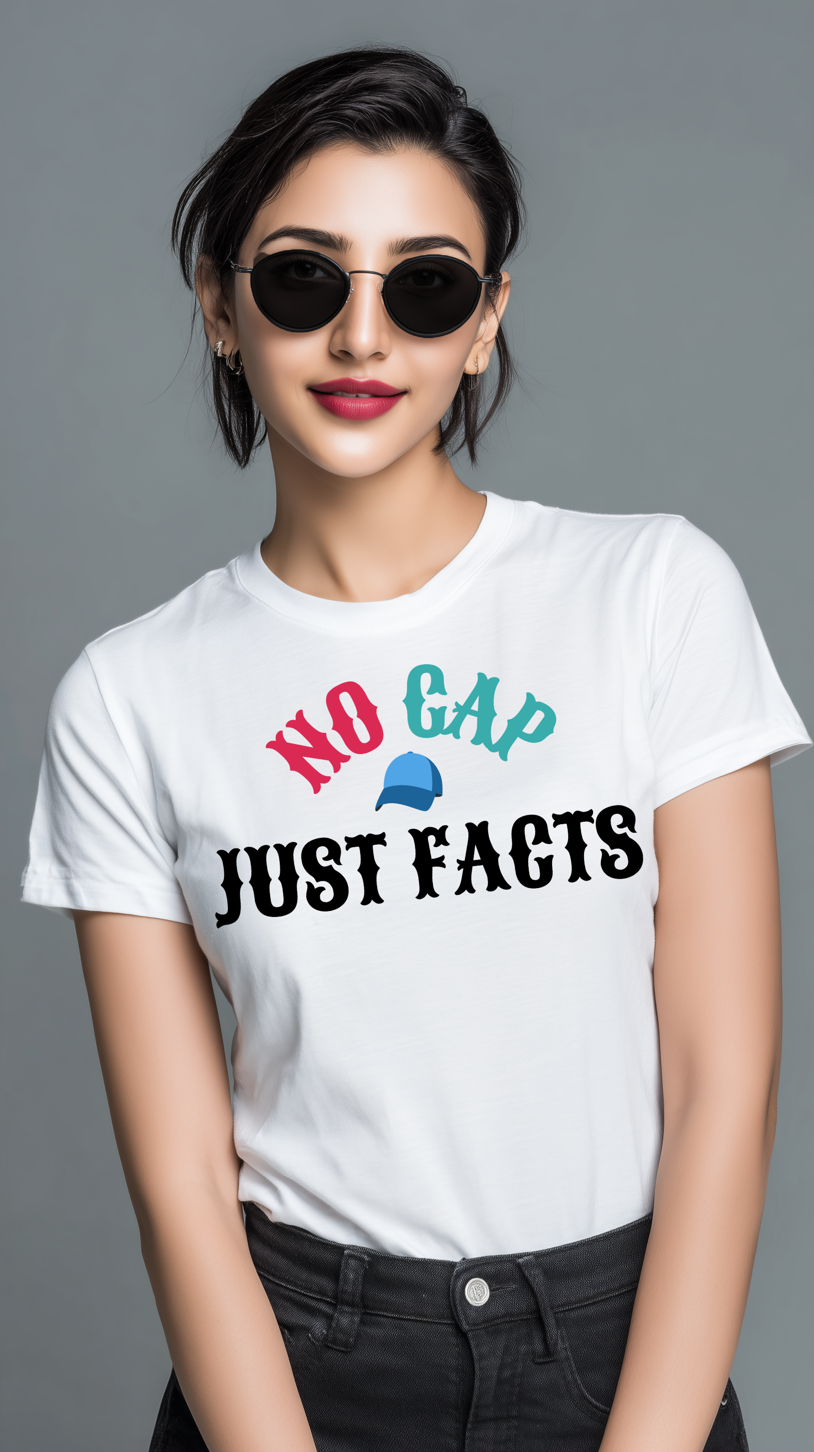 No Cap Just Facts Women’s Cotton T-Shirt