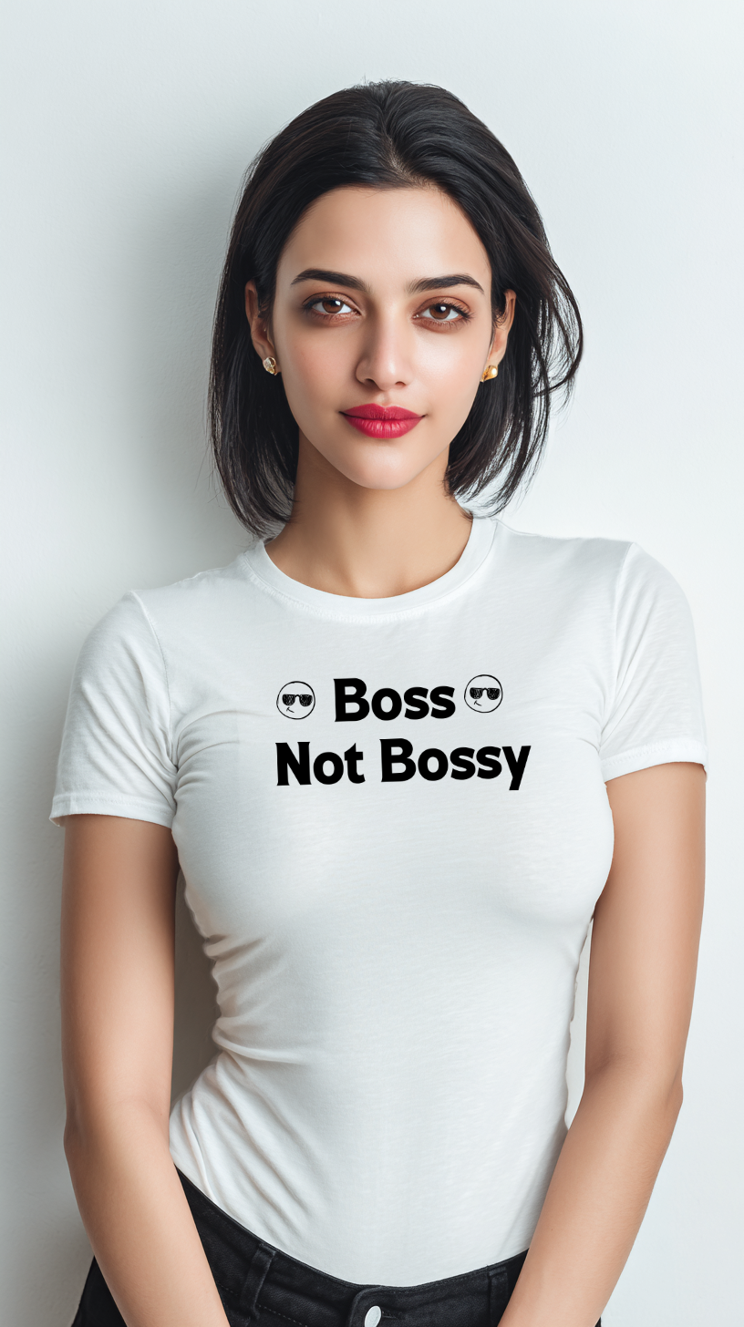 Boss Not Bossy Women’s Cotton T-Shirt