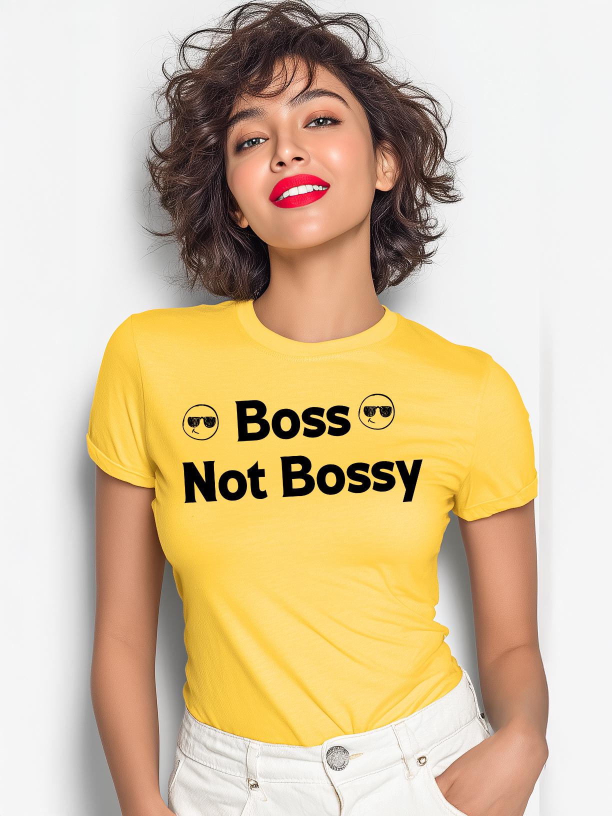 Boss Not Bossy Women’s Cotton T-Shirt